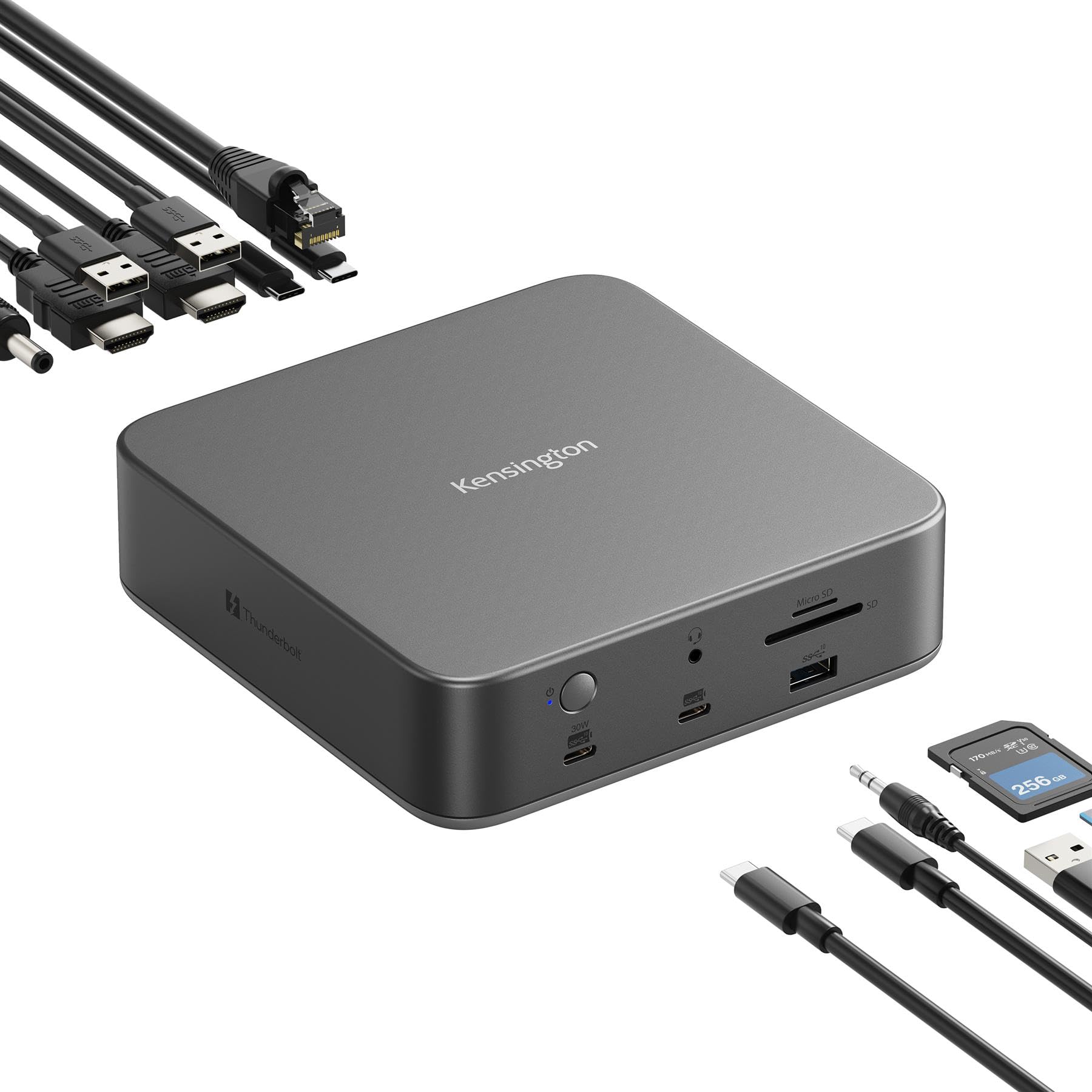 kensington-sd5010t5-thunderbolt-5-docking-station-13-in-1-140w-pd-triple-4k-disp image 1