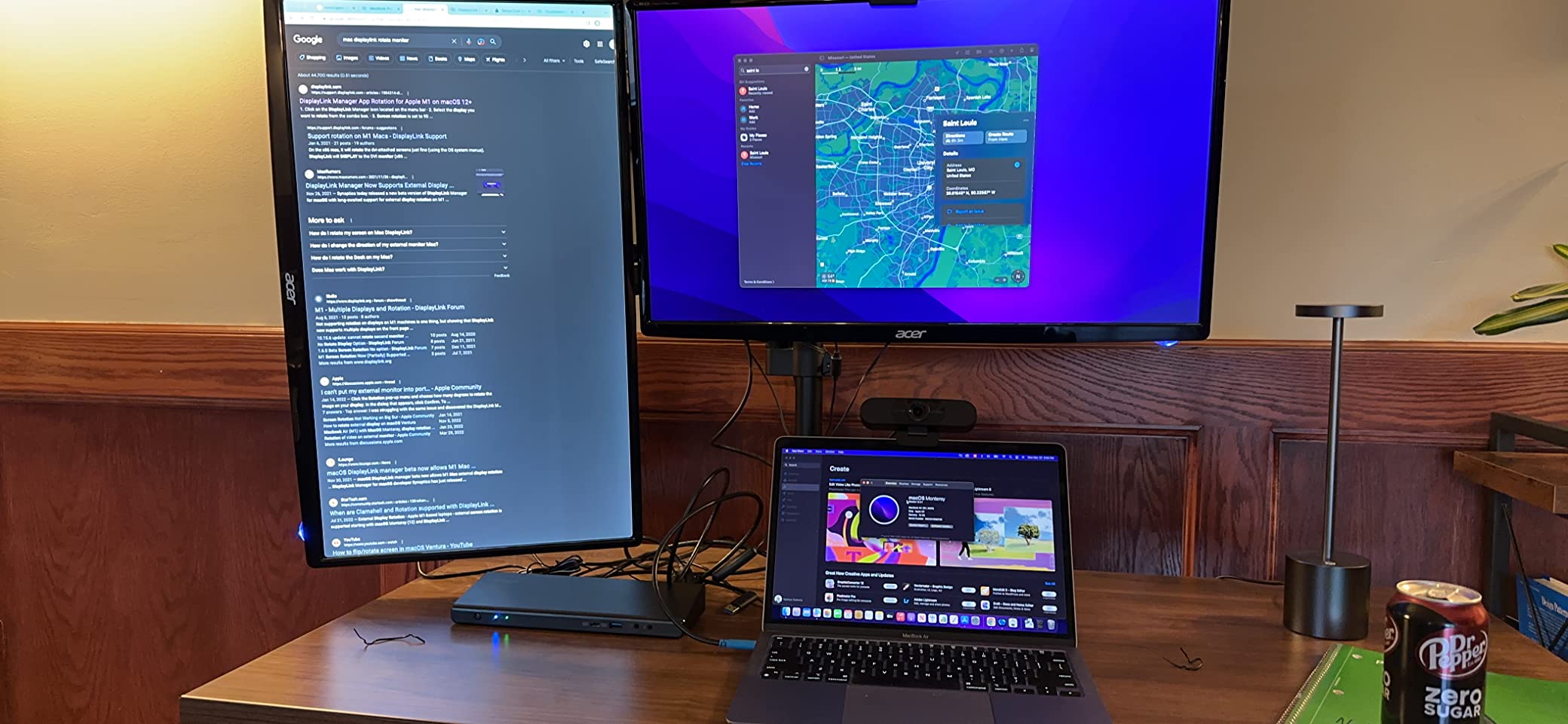 Great dock for dual 4K