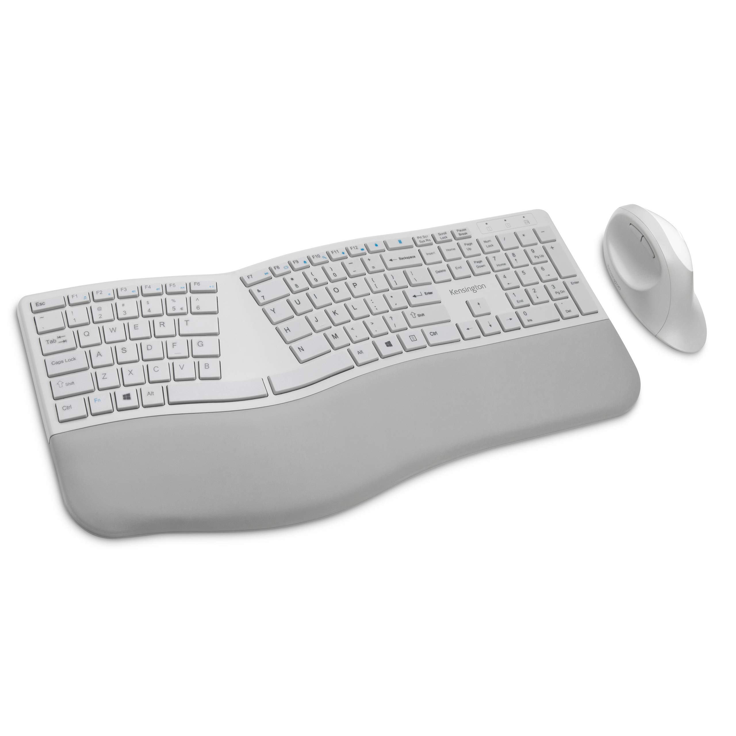 kensington-pro-fit-ergonomic-wireless-keyboard-and-mouse-grey-k75407us image 1