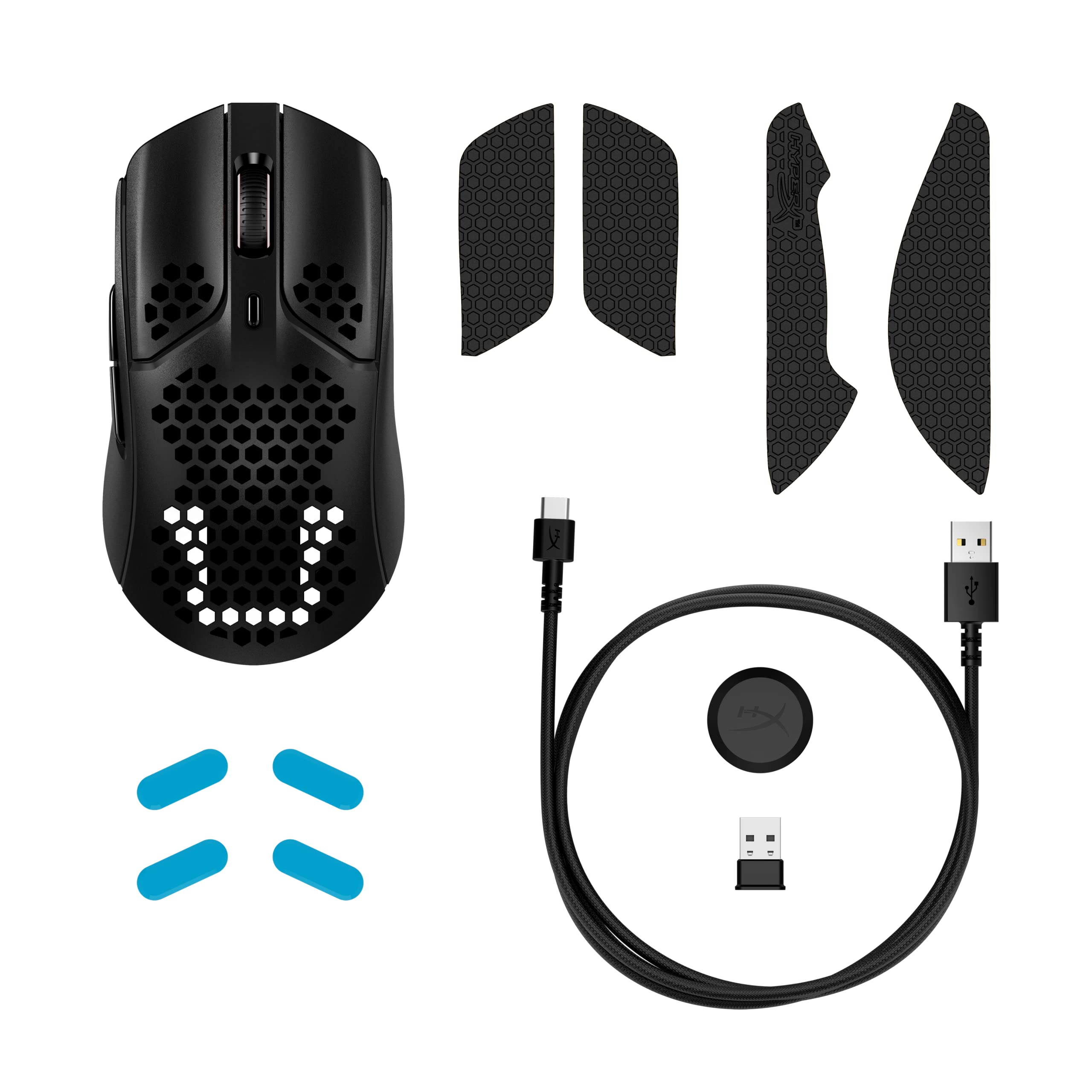 hyperx-pulsefire-haste-wireless-gaming-mouse-ultra-lightweight-61g-100-hour-batt image 8