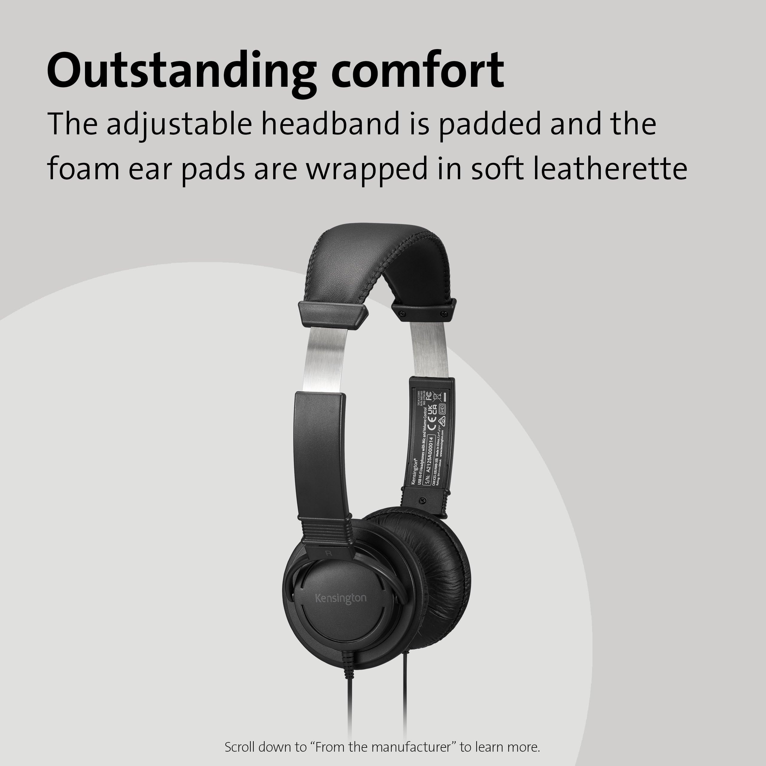kensington-hi-fi-3-5mm-headphones-with-mic-and-volume-control-k33597ww image 3