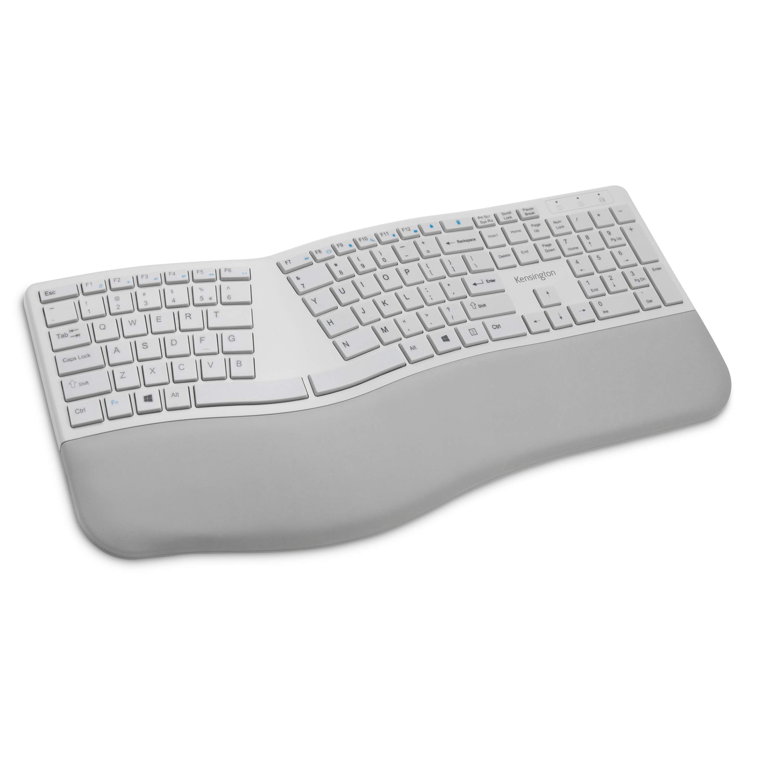 kensington-pro-fit-ergonomic-wireless-keyboard-grey-k75402us image 1