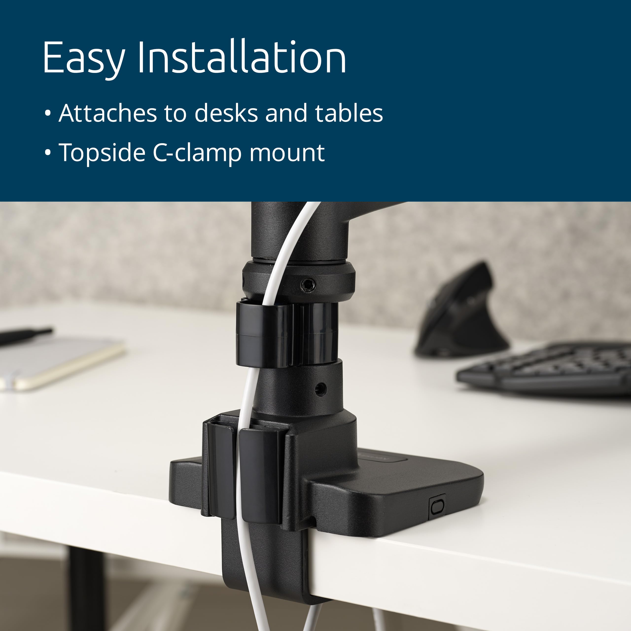 kensington-smartfit-premium-heavy-duty-single-monitor-arm image 6