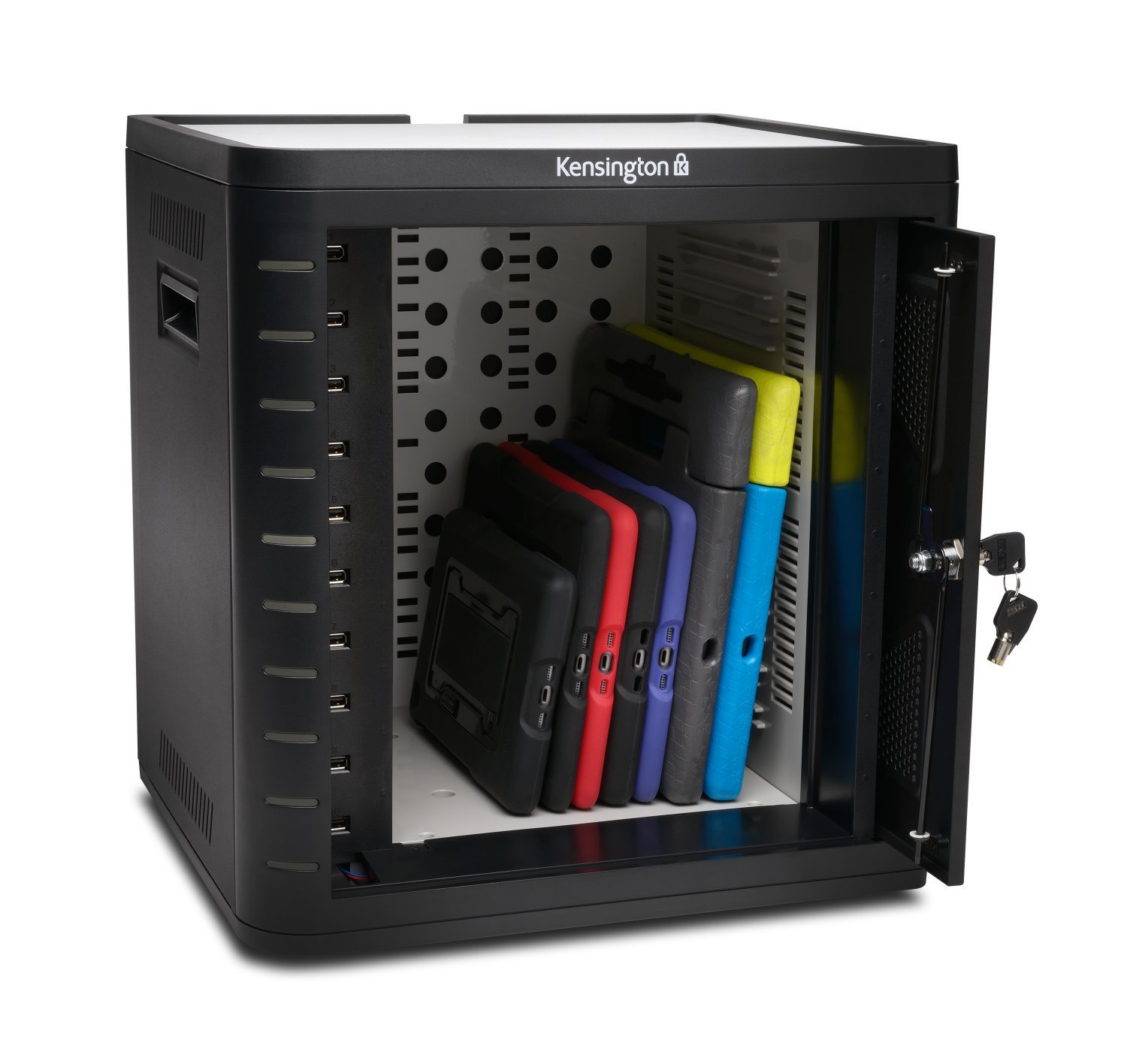 kensington-charge-and-sync-cabinet-for-7-inch-to-10-inch-tablets-k67862am-black image 2