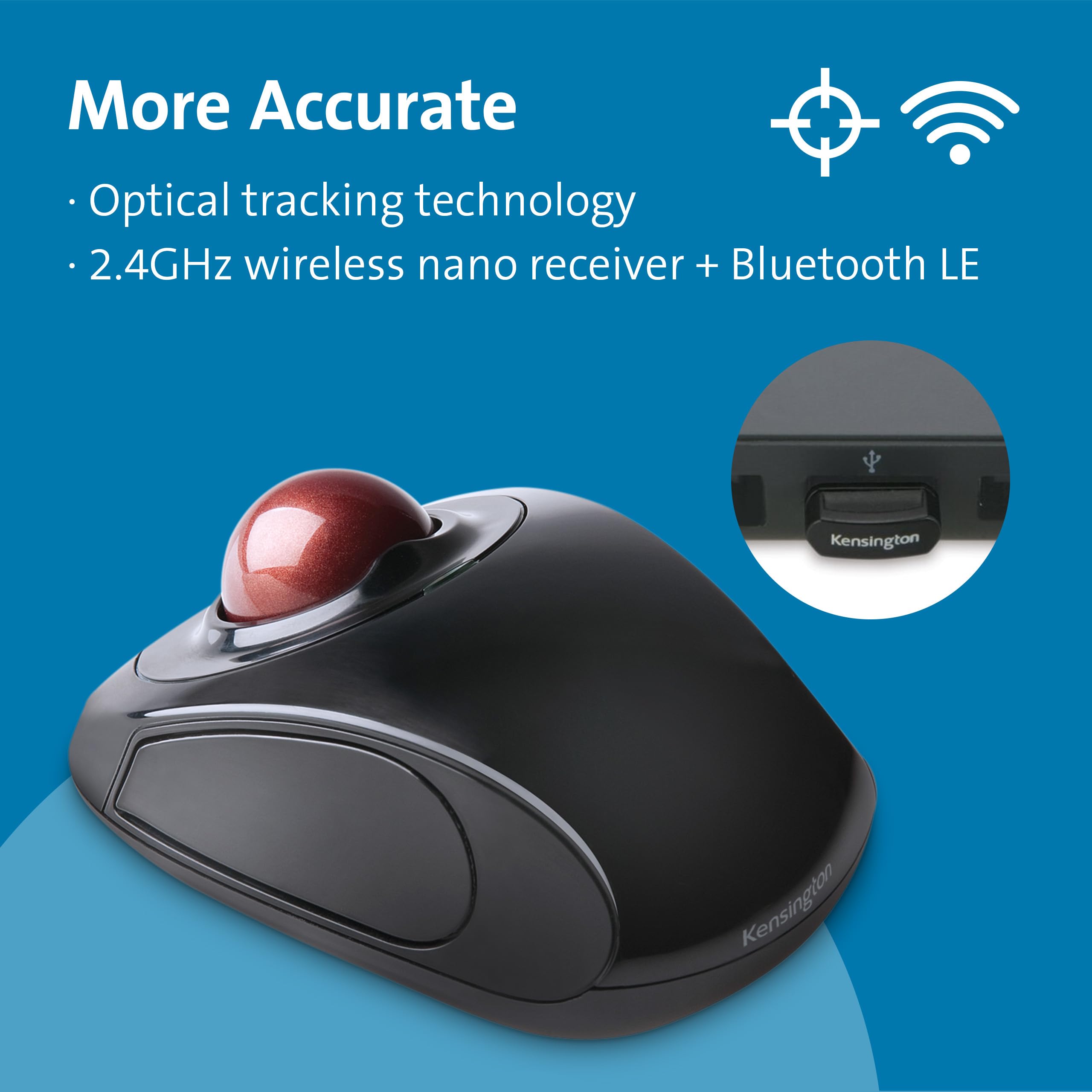 kensington-orbit-wireless-trackball-mouse-with-touch-scroll-ring-k72352us-ergono image 2