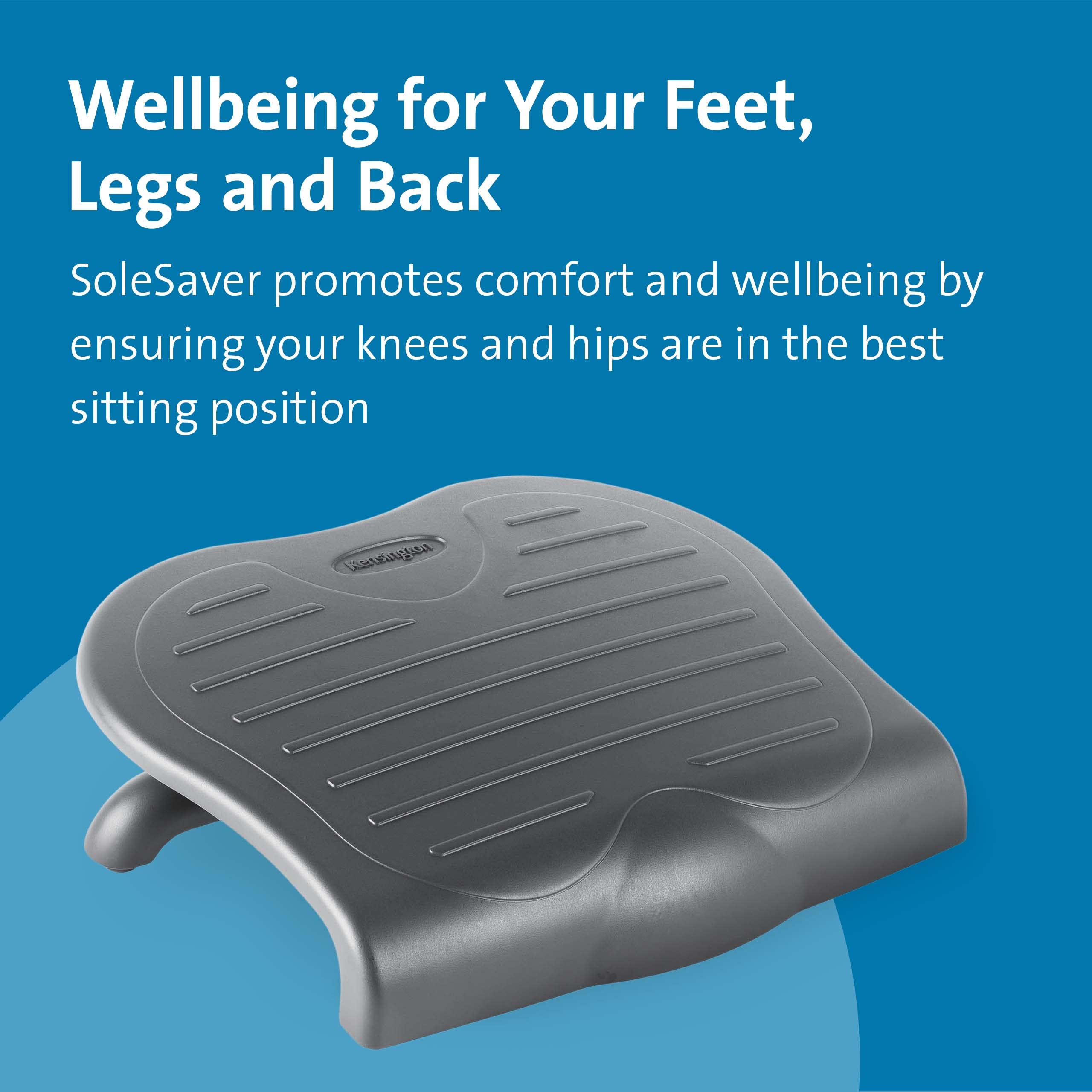 kensington-solesaver-adjustable-footrest-k56152us-gray-ergonomic-footrest-with-3 image 5
