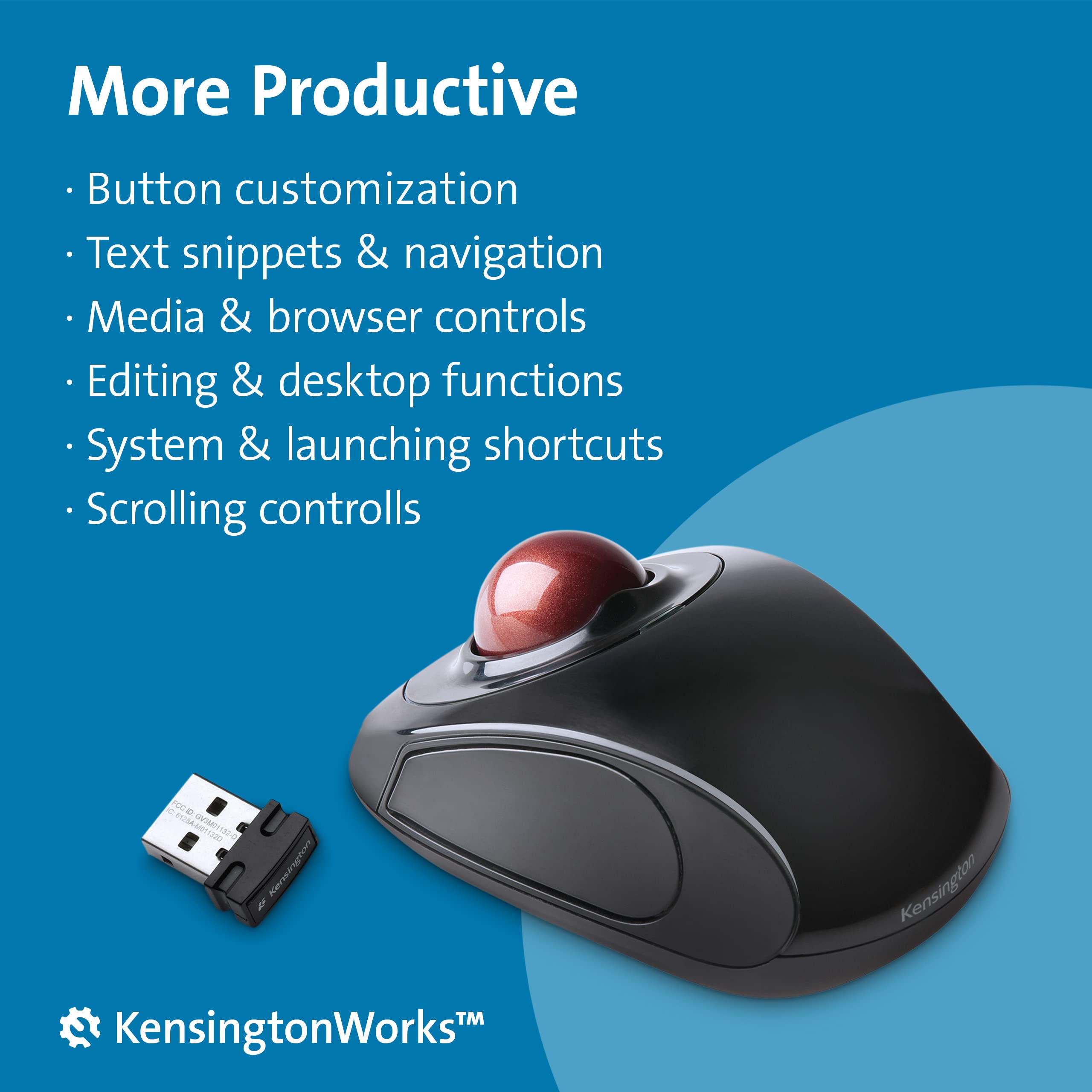 kensington-orbit-wireless-trackball-mouse-with-touch-scroll-ring-k72352us-ergono image 4