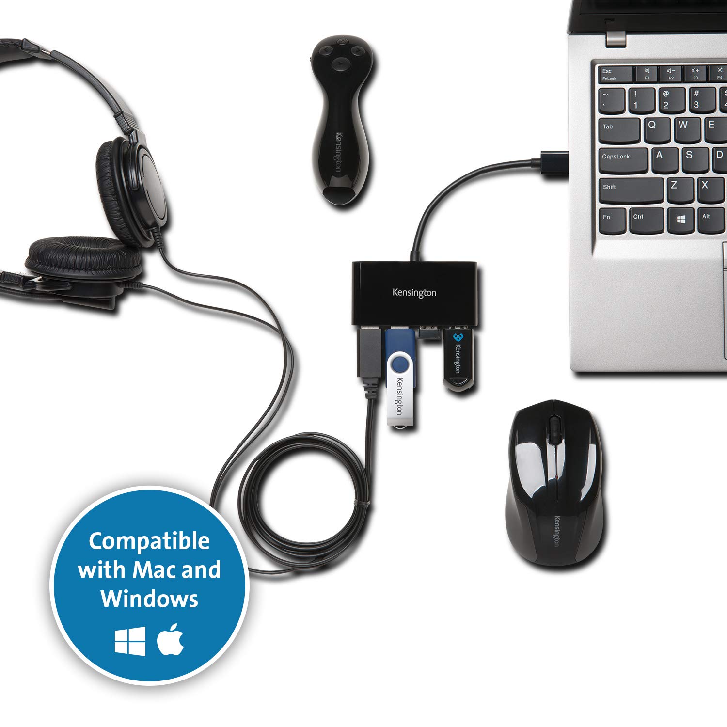 kensington-k39121ww-uh4000-usb-3-0-4-port-hub image 4