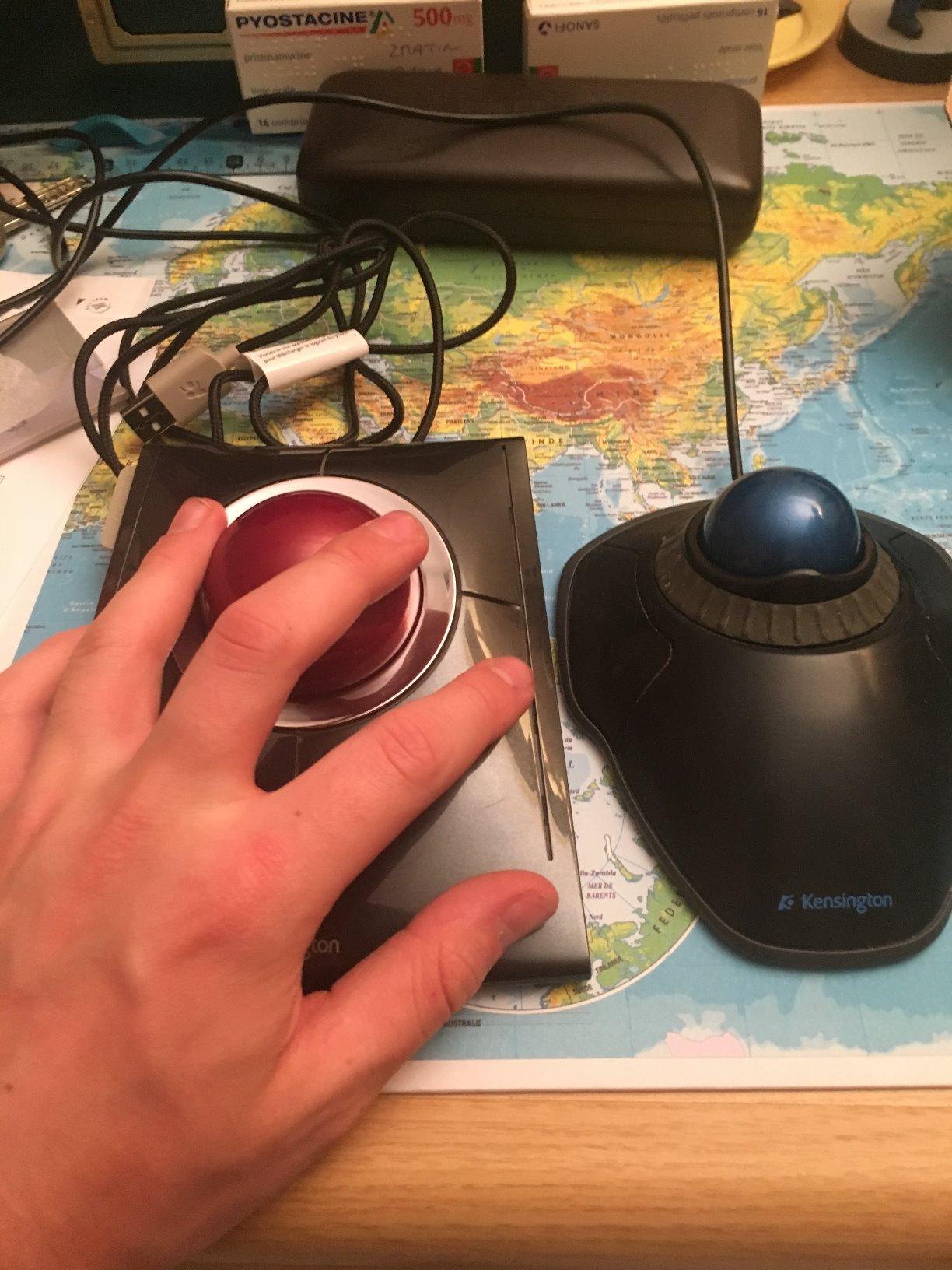 Great trackball, learning curve