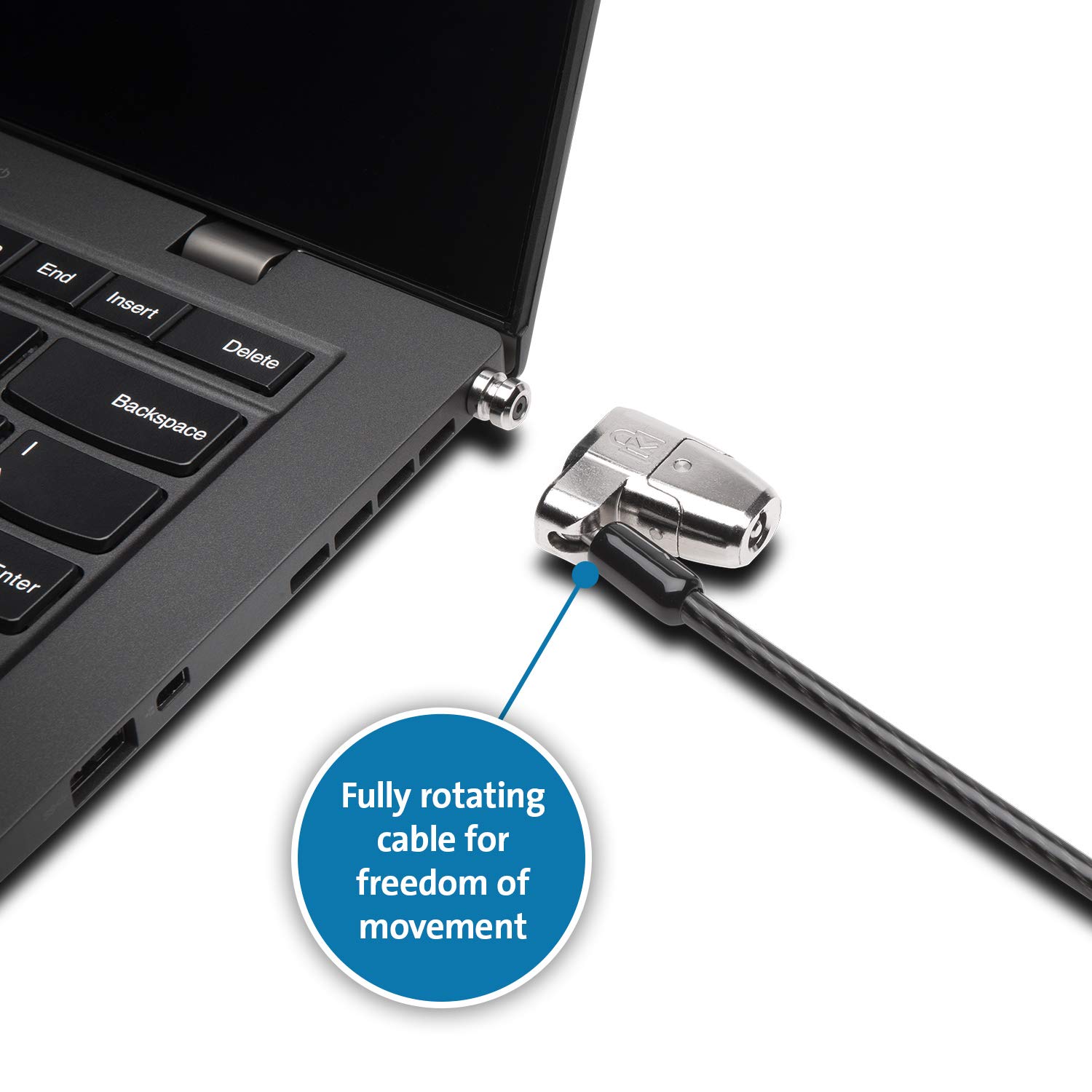 kensington-clicksafe-2-0-keyed-laptop-lock-for-dell-wedge-slot-k66638ww image 3