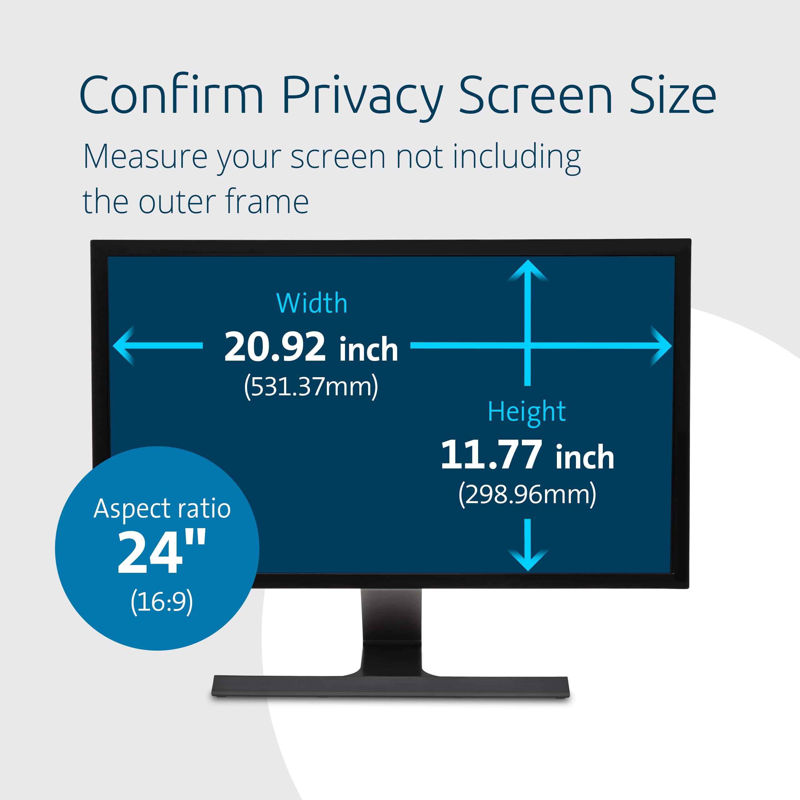 kensington-fp240w9-24-inch-computer-privacy-screen-for-16-9-widescreen-monitor image 2