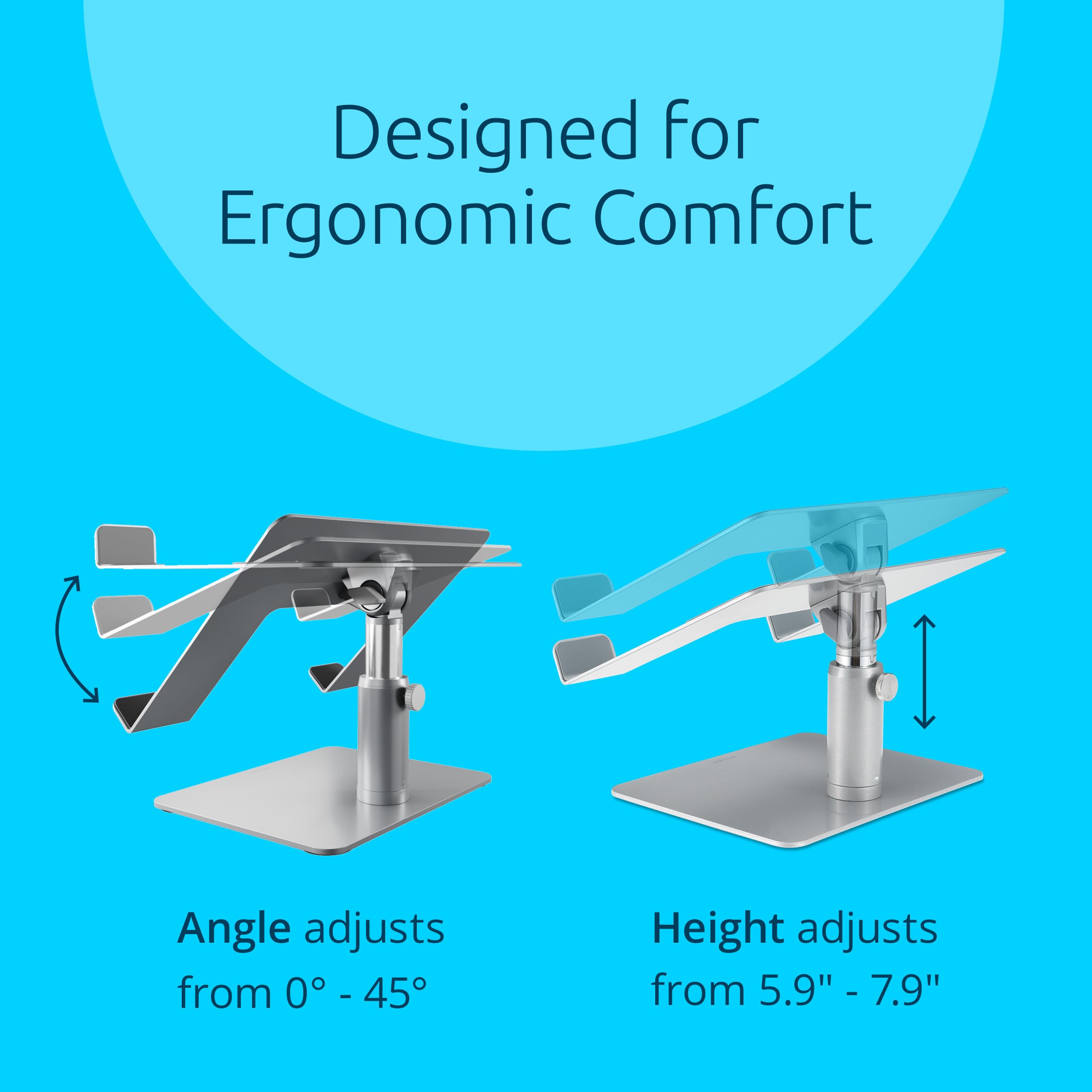 kensington-universal-laptop-riser-adjustable-steel-aluminum-stand-k50424ww image 3