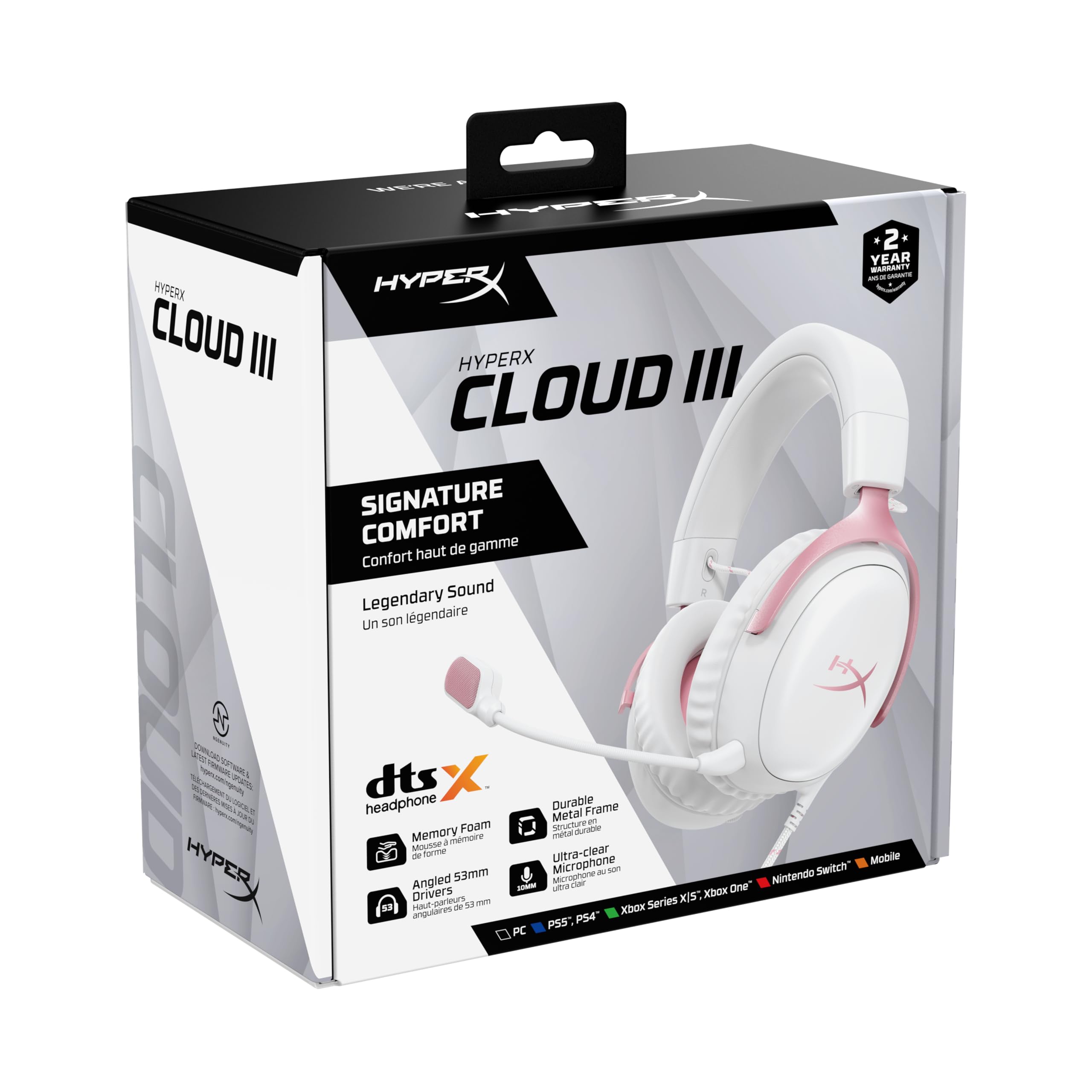 hyperx-cloud-iii-wired-gaming-headset-pink-angled-53mm-drivers-memory-foam-durab image 5