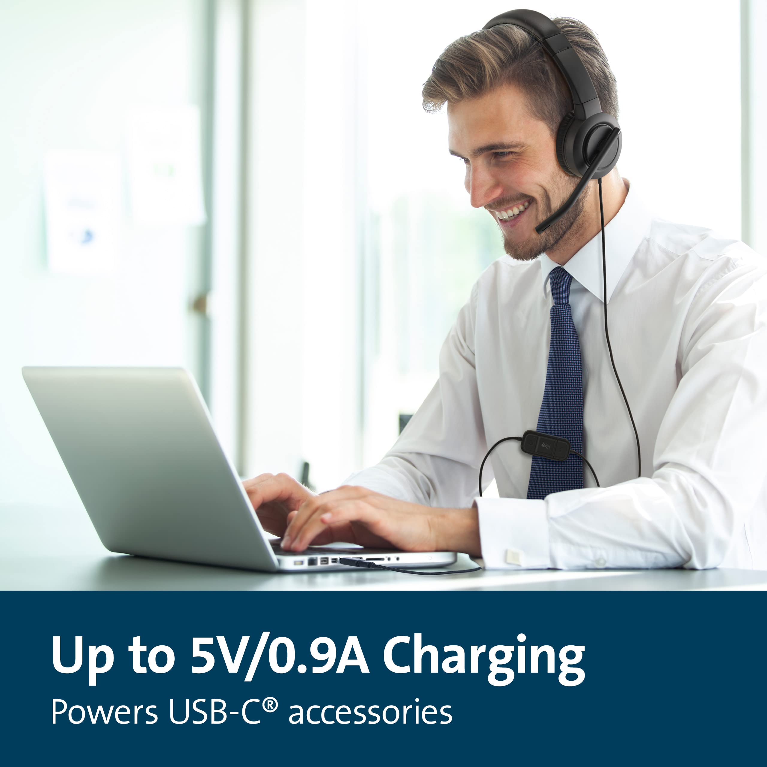 kensington-ca1020-usb-a-to-usb-c-adapter-usb-c-female-to-usb-a-male-converter-k3 image 5