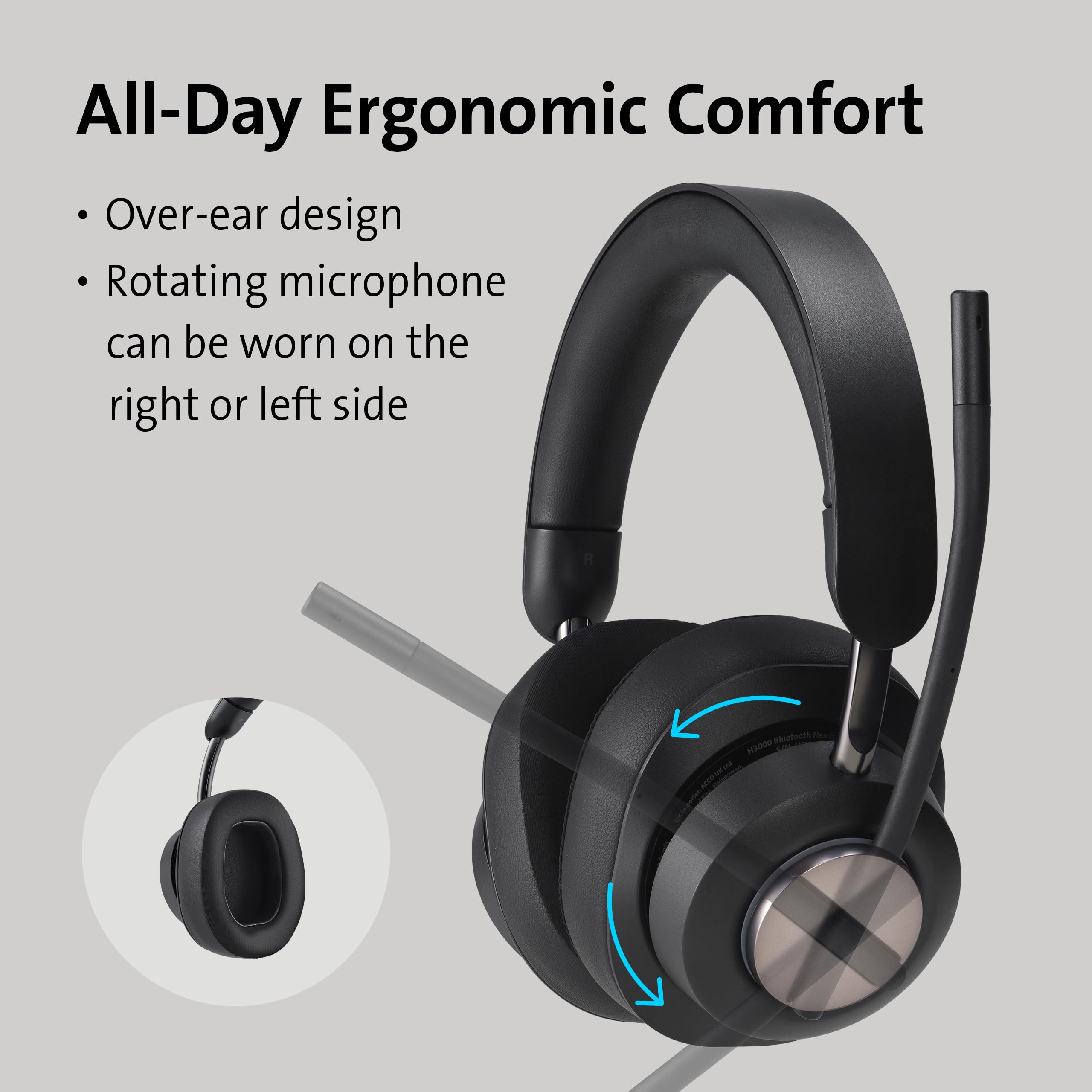 kensington-h3005-bluetooth-over-ear-headset-designed-for-microsoft-surface-k8345 image 3
