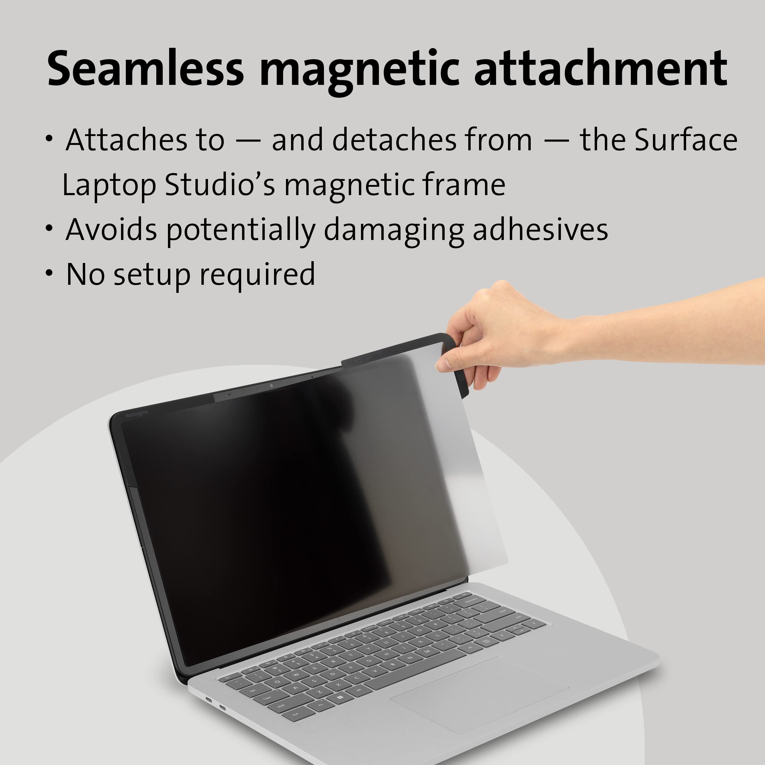 kensington-magpro-elite-magnetic-privacy-screen-for-surface-laptop-studio-k51701 image 3