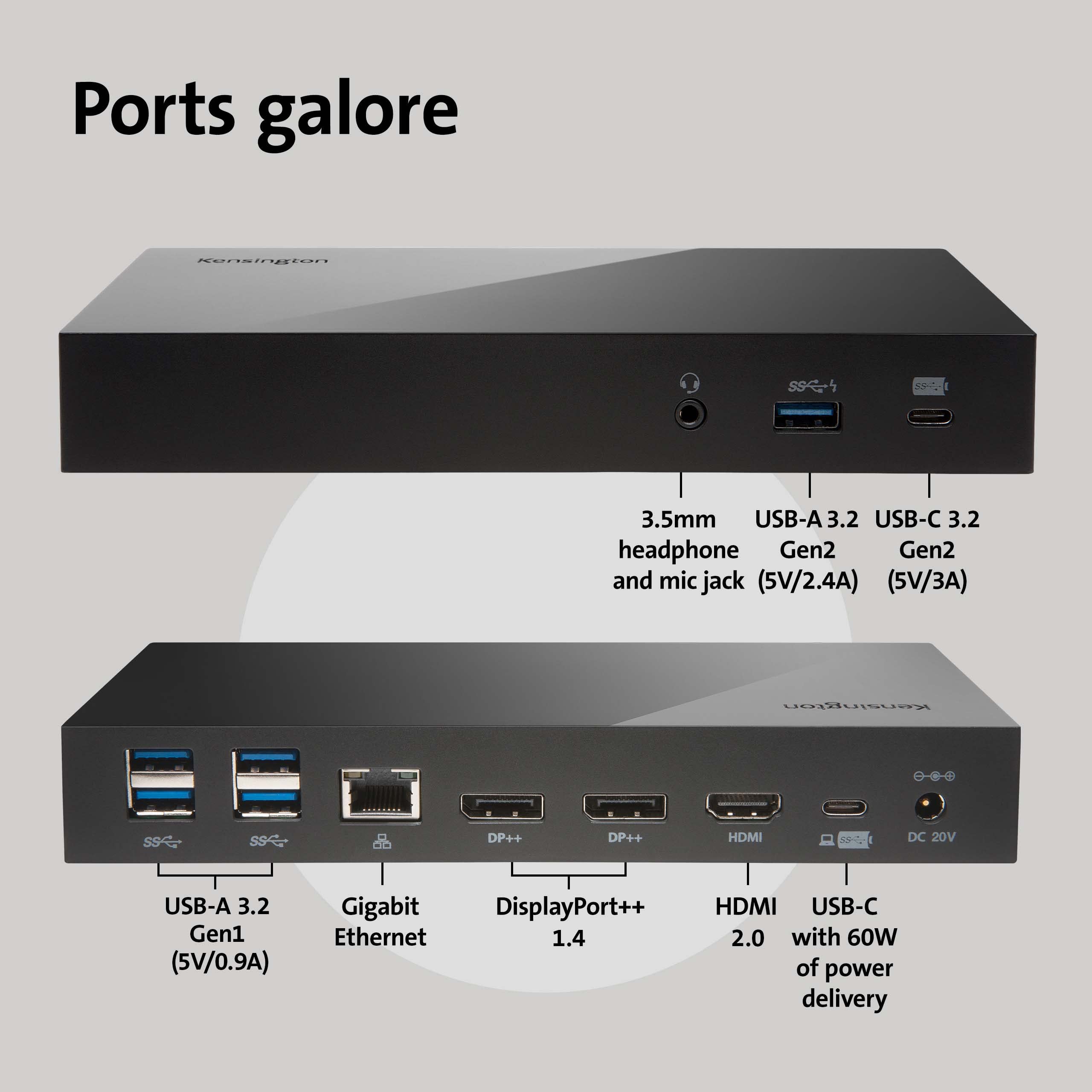 kensington-sd4800p-usb-c-10gbps-scalable-video-docking-station-with-135w-adapter image 6