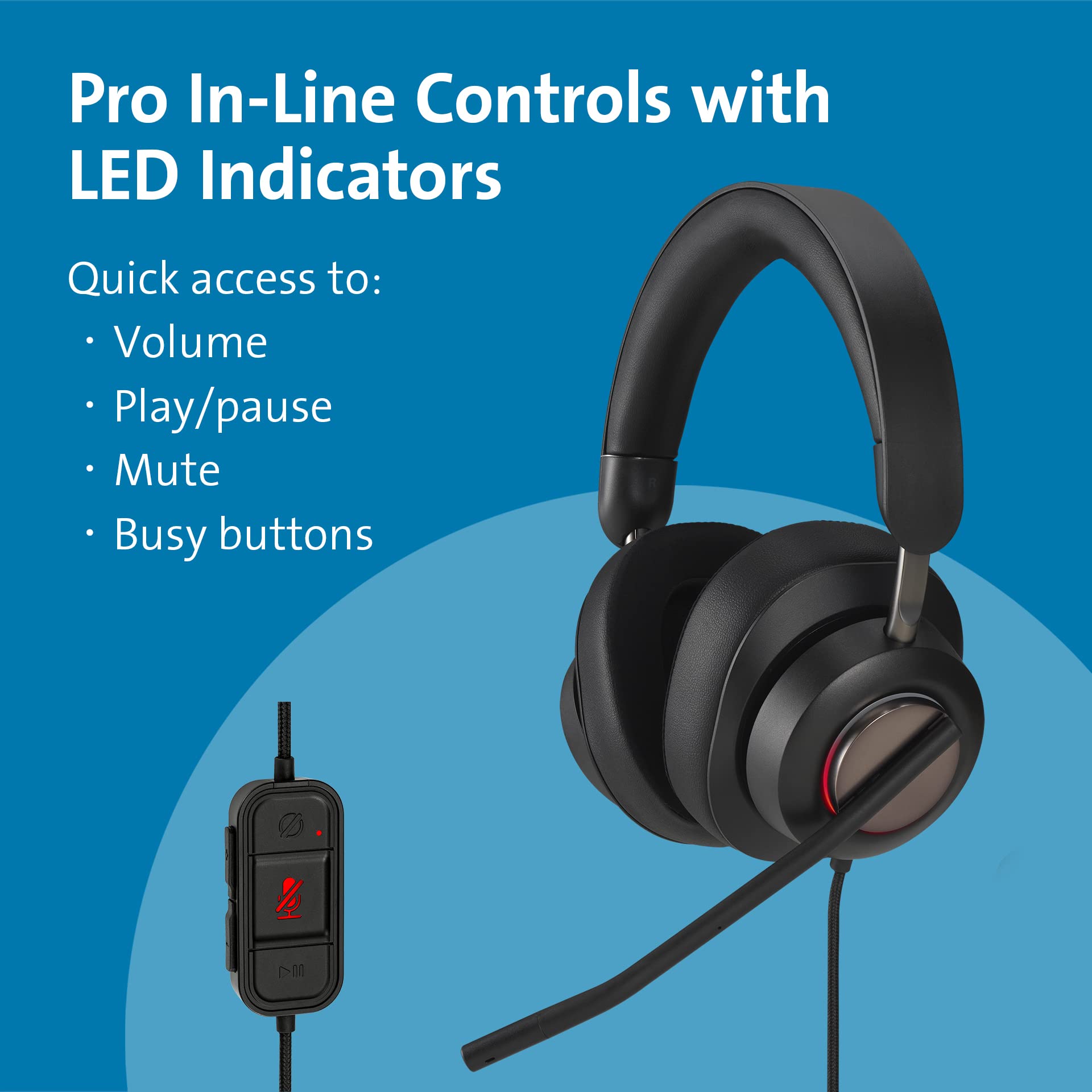 kensington-h2000-usb-c-over-ear-headset-k83451ww-noise-cancelling-enc-microphone image 6