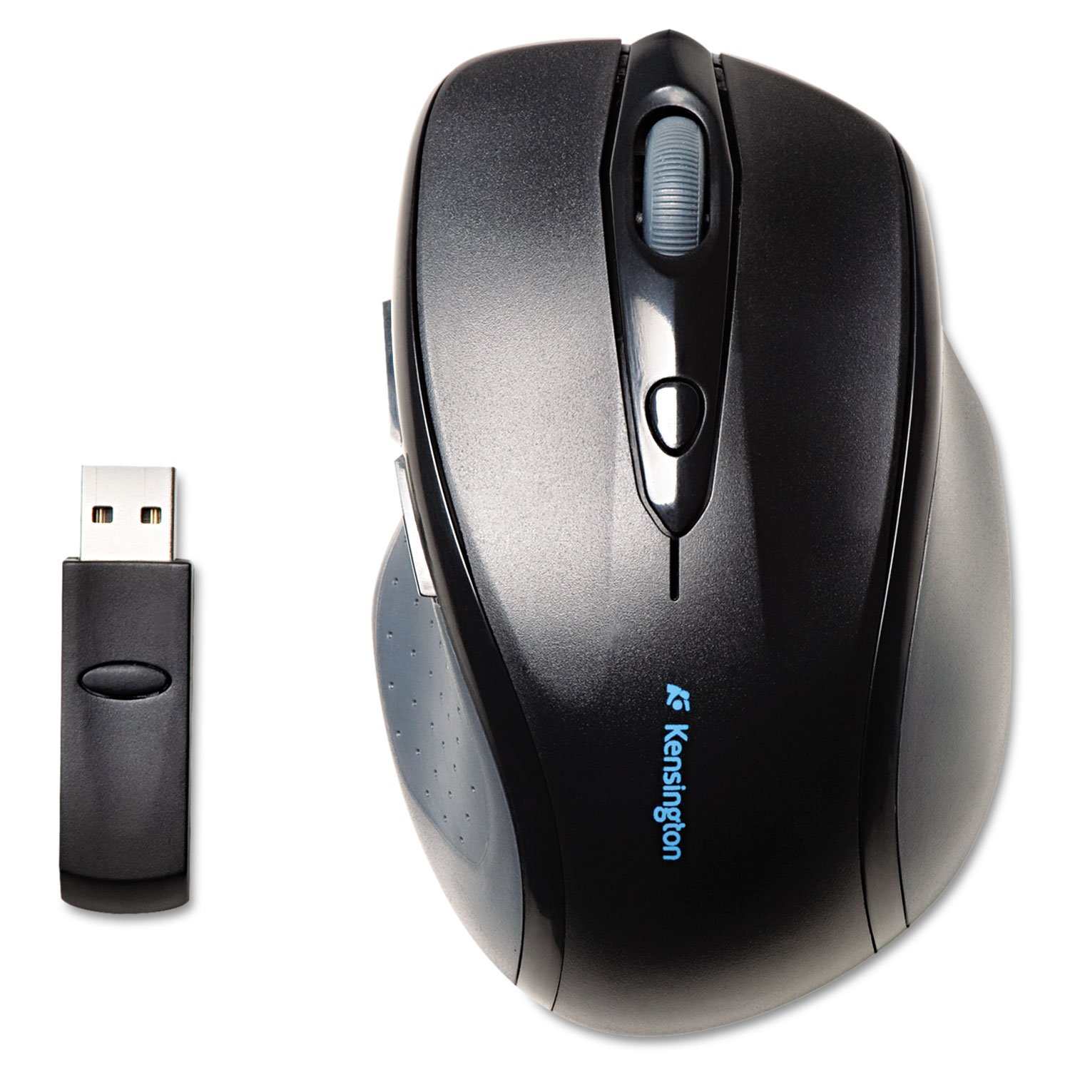 kensington-pro-fit-full-size-wireless-mouse-k72370us-black-silver image 1
