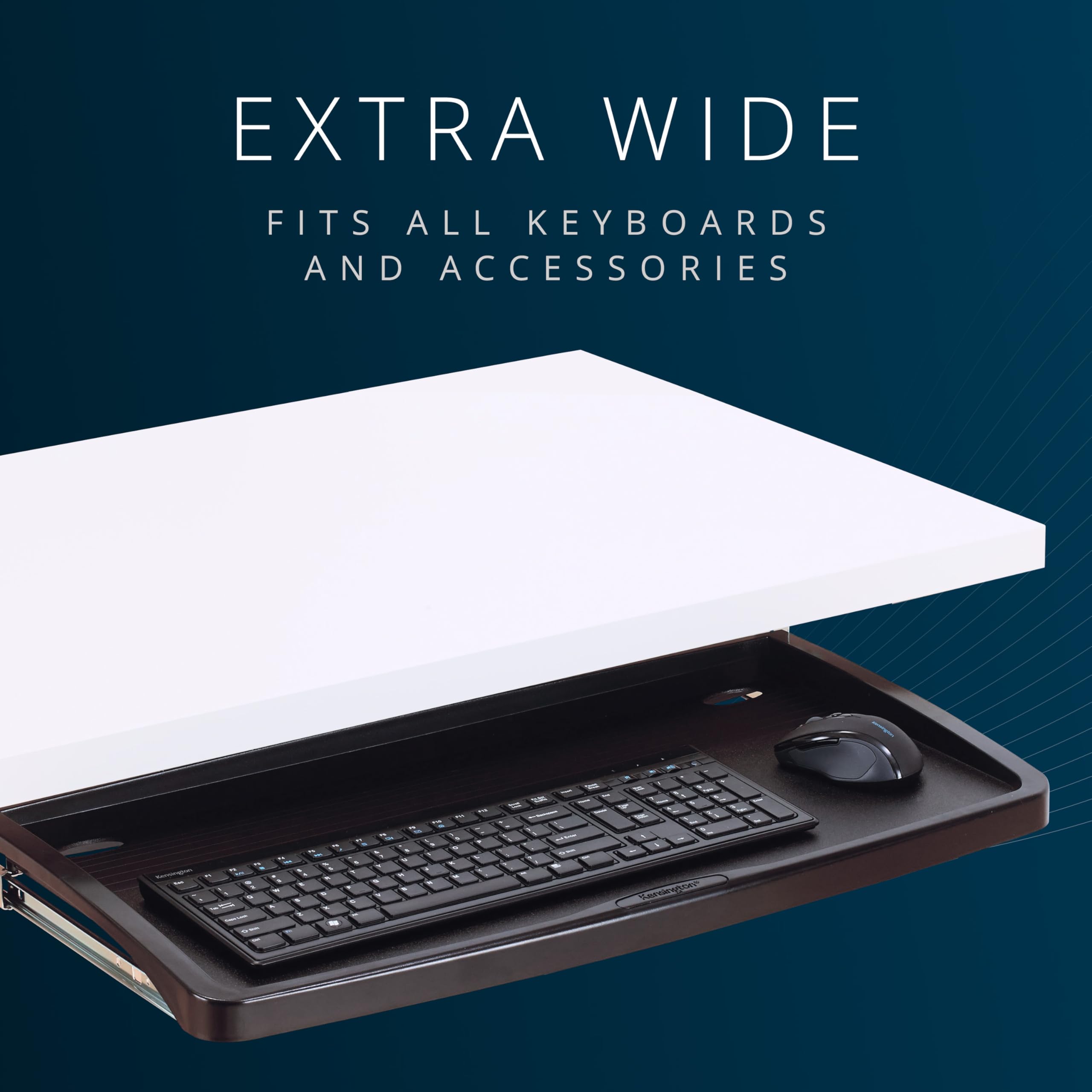 kensington-smartfit-ergonomic-slide-out-keyboard-tray-with-cable-management-unde image 7