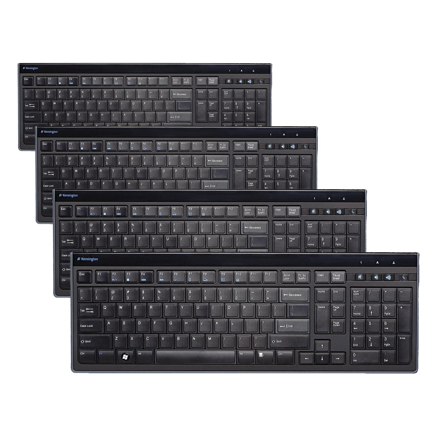 kensington-slim-type-wired-keyboard-k72357usa-ultra-slim-laptop-style-keys-media image 3