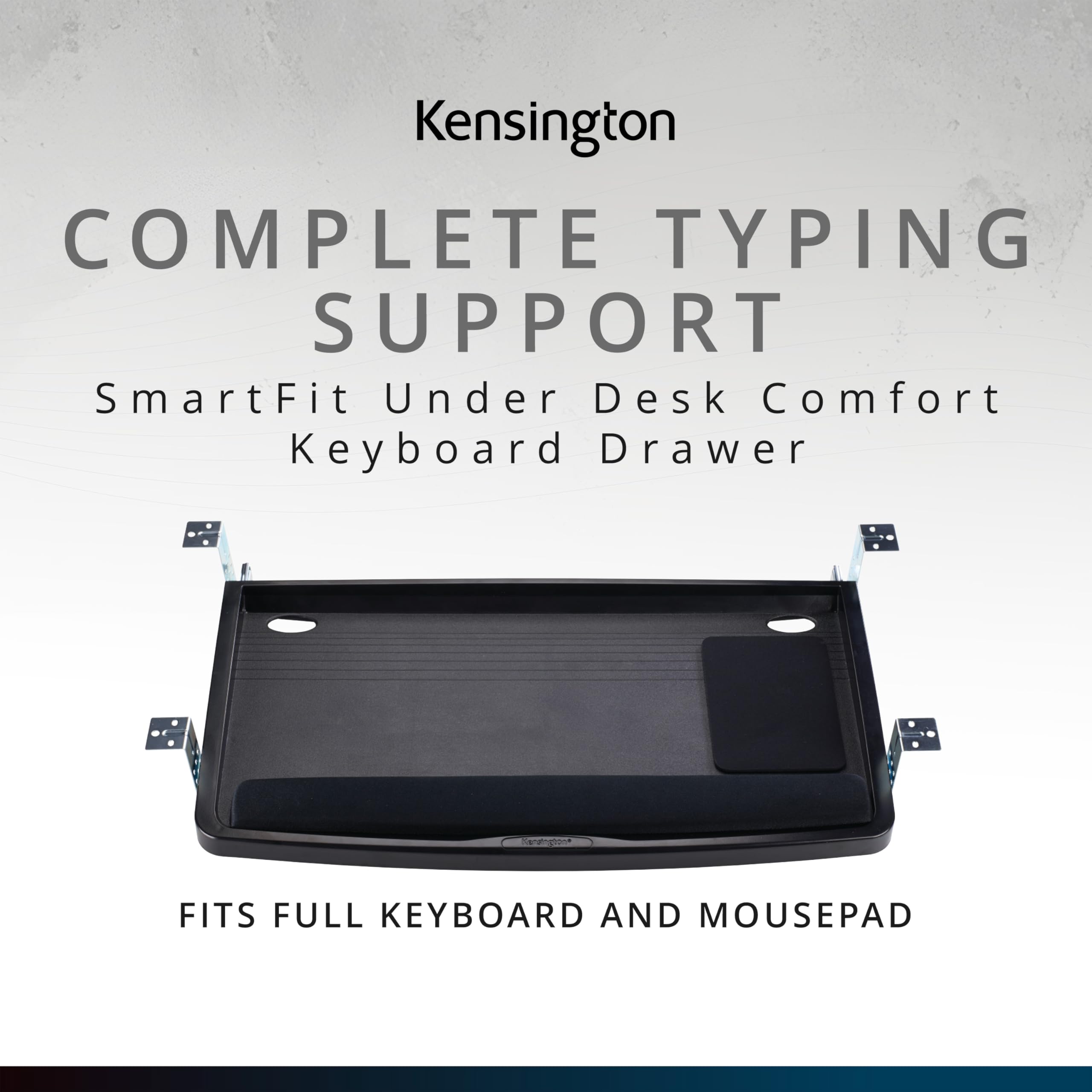 kensington-smartfit-ergonomic-slide-out-keyboard-tray-with-cable-management-unde image 2