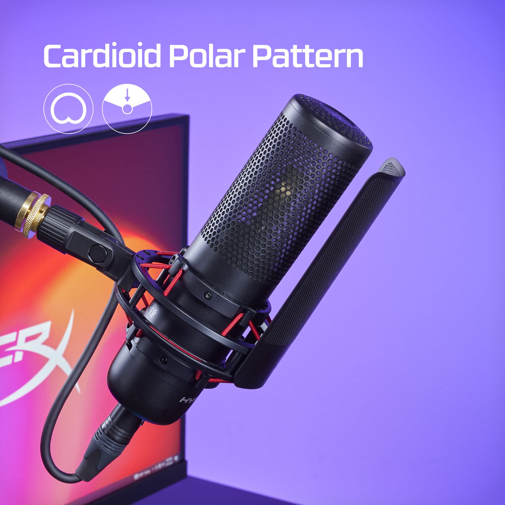 hyperx-procast-large-diaphragm-condenser-microphone-with-xlr-connection-cardioid image 2