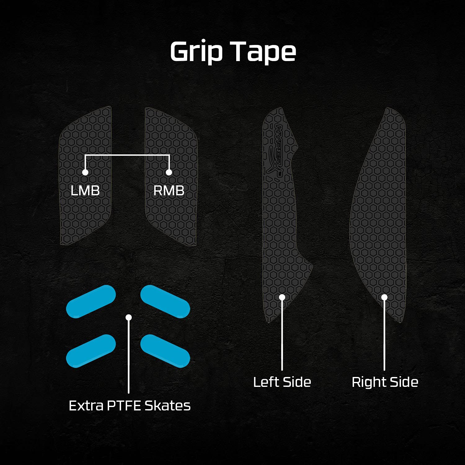 hyperx-pulsefire-haste-wireless-gaming-mouse-ultra-lightweight-61g-100-hour-batt image 3