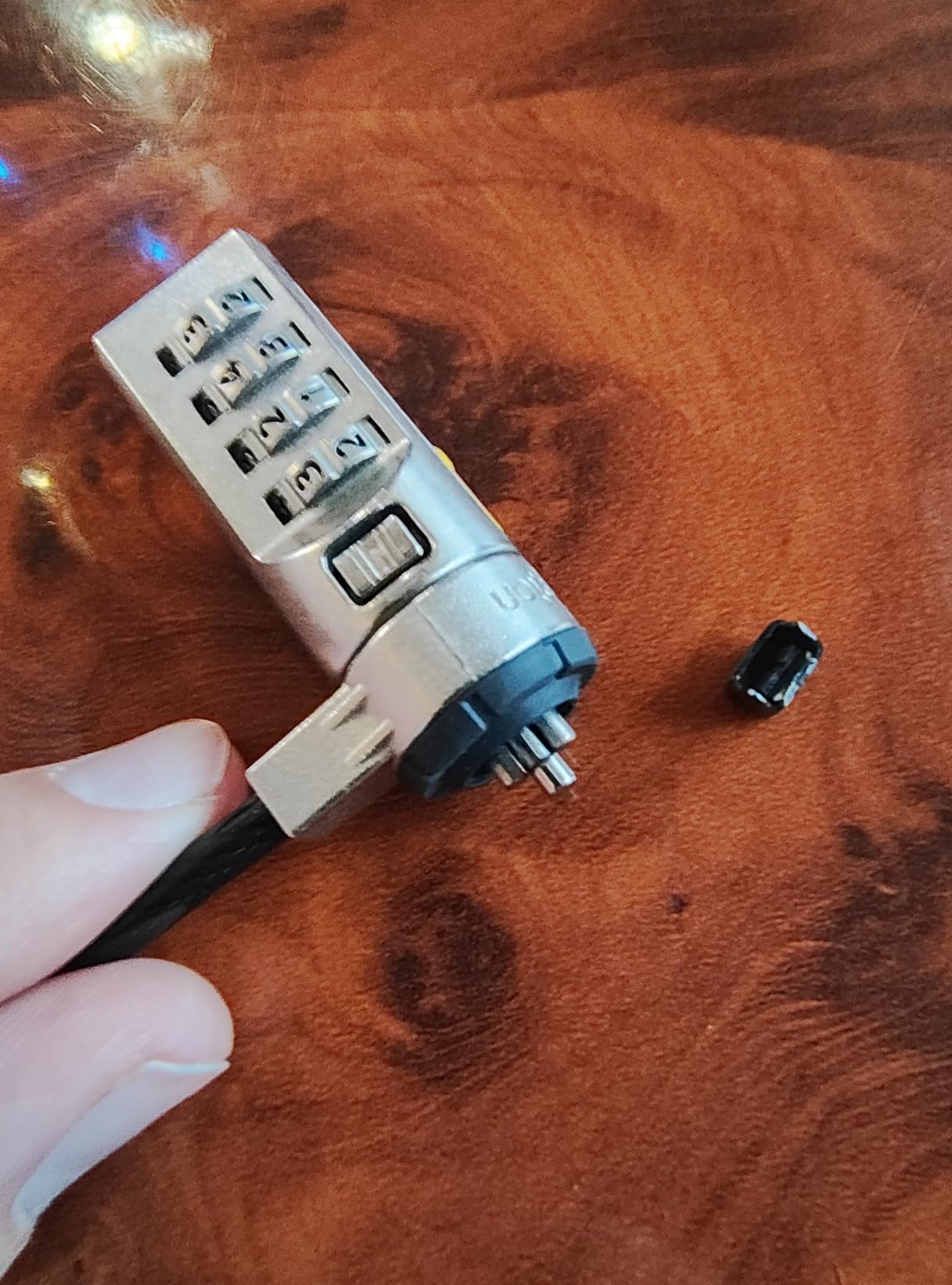 Good lock, but cable is a bit thin