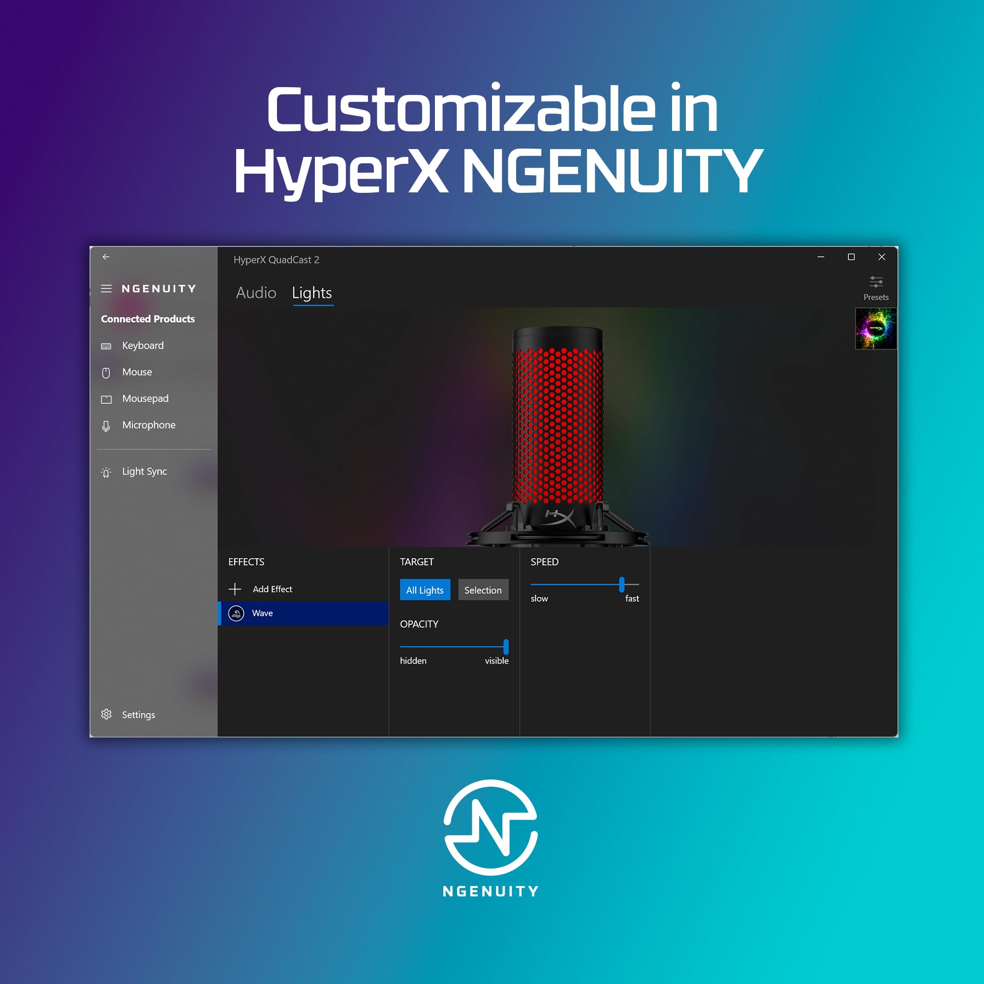 hyperx-quadcast-2-frost-usb-microphone-gaming-streaming-podcasting-with-shock-mo image 3