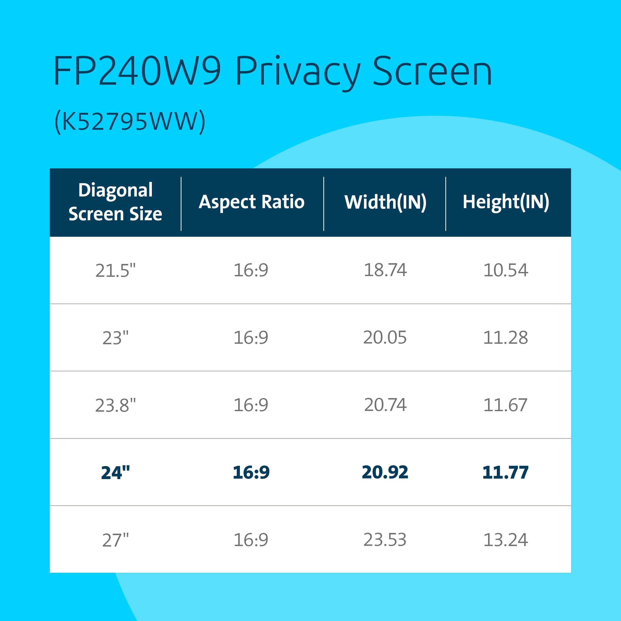 kensington-fp240w9-24-inch-computer-privacy-screen-for-16-9-widescreen-monitor image 3