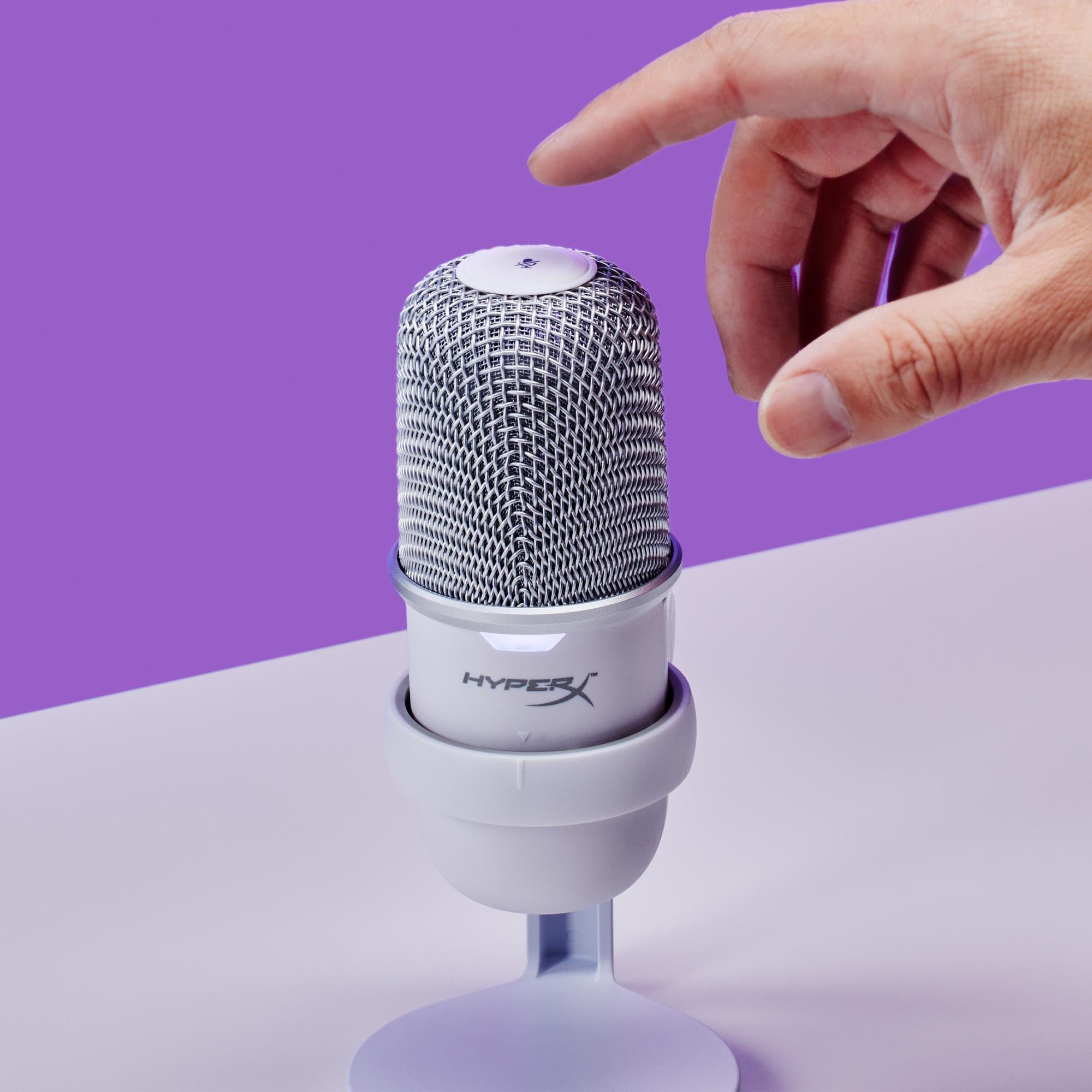 hyperx-solocast-usb-condenser-gaming-microphone-for-pc-ps5-ps4-mac-white image 4