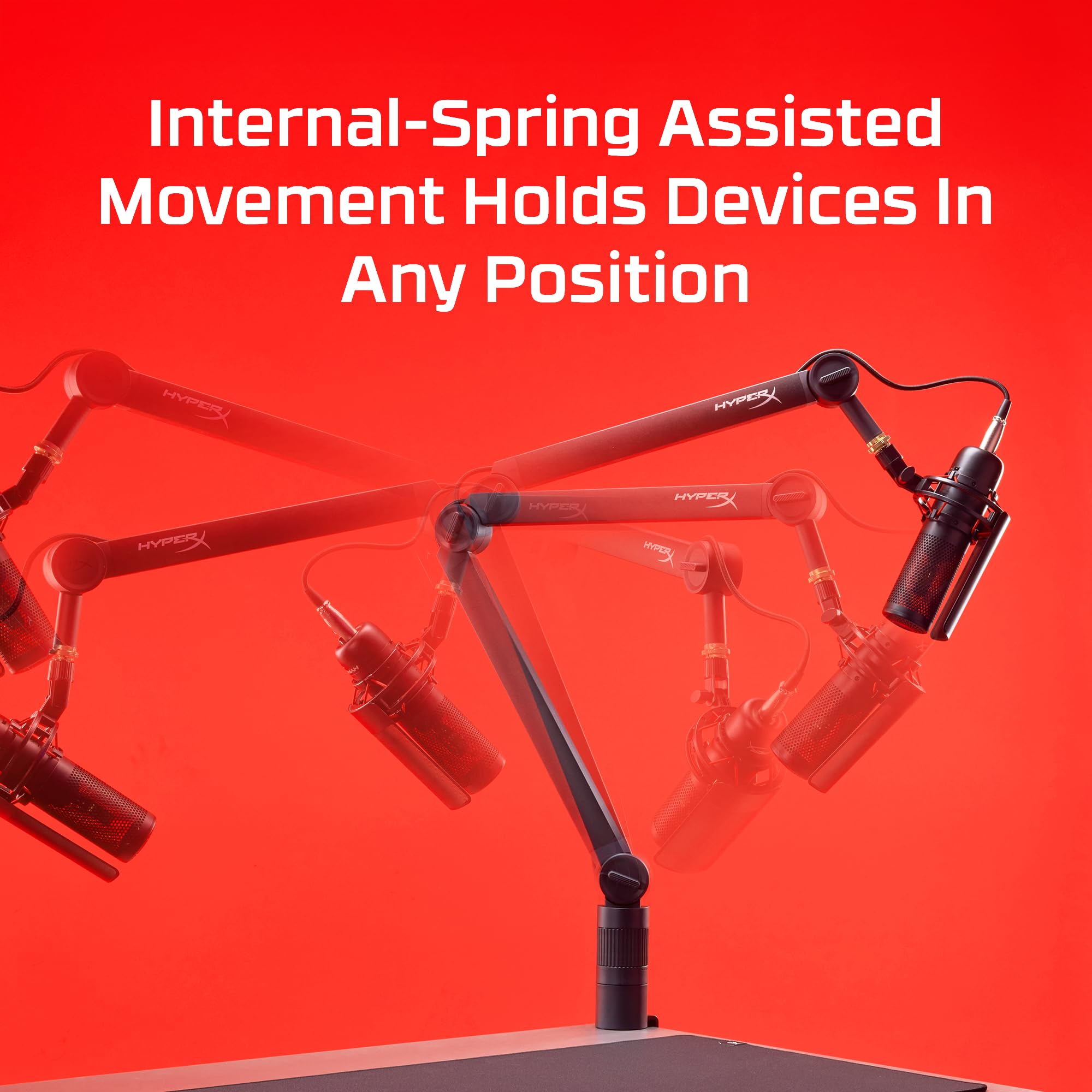 hyperx-caster-microphone-and-camera-arm-tool-less-adjustment-broad-compatibility image 6