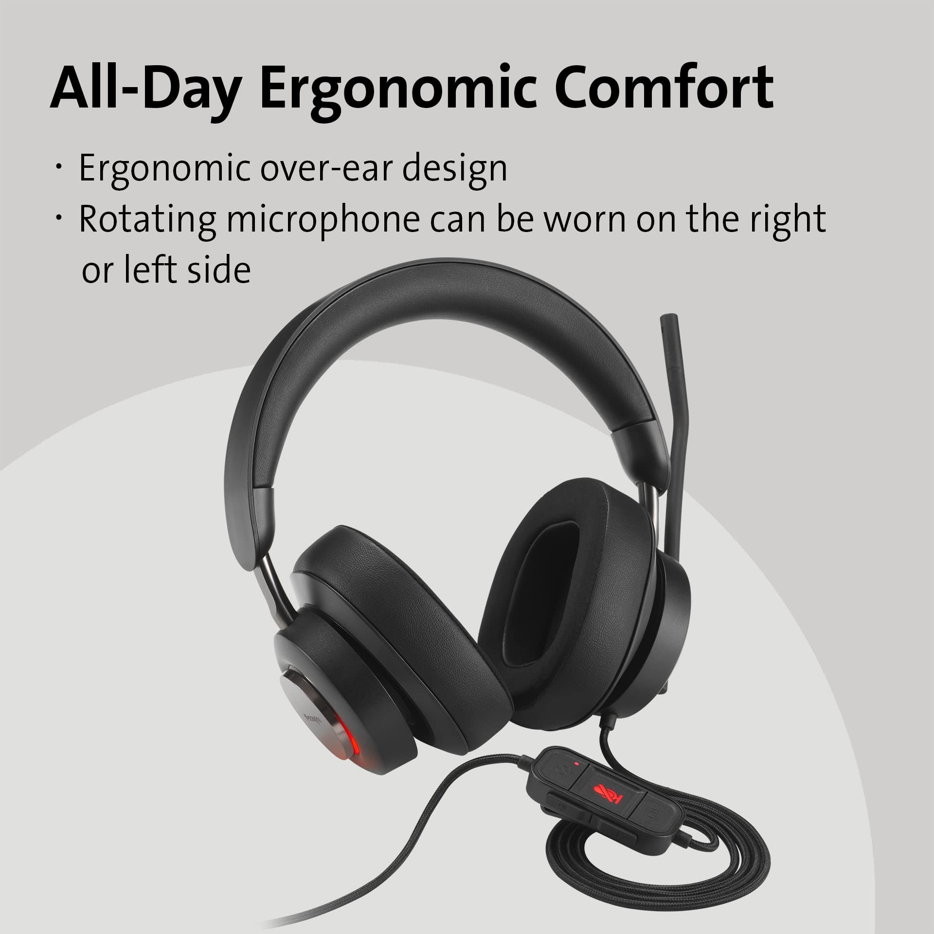 kensington-h2000-usb-c-over-ear-headset-k83451ww-noise-cancelling-enc-microphone image 3