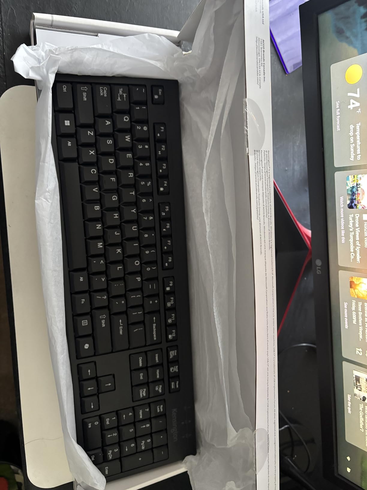 Nice keyboard, but no backlight