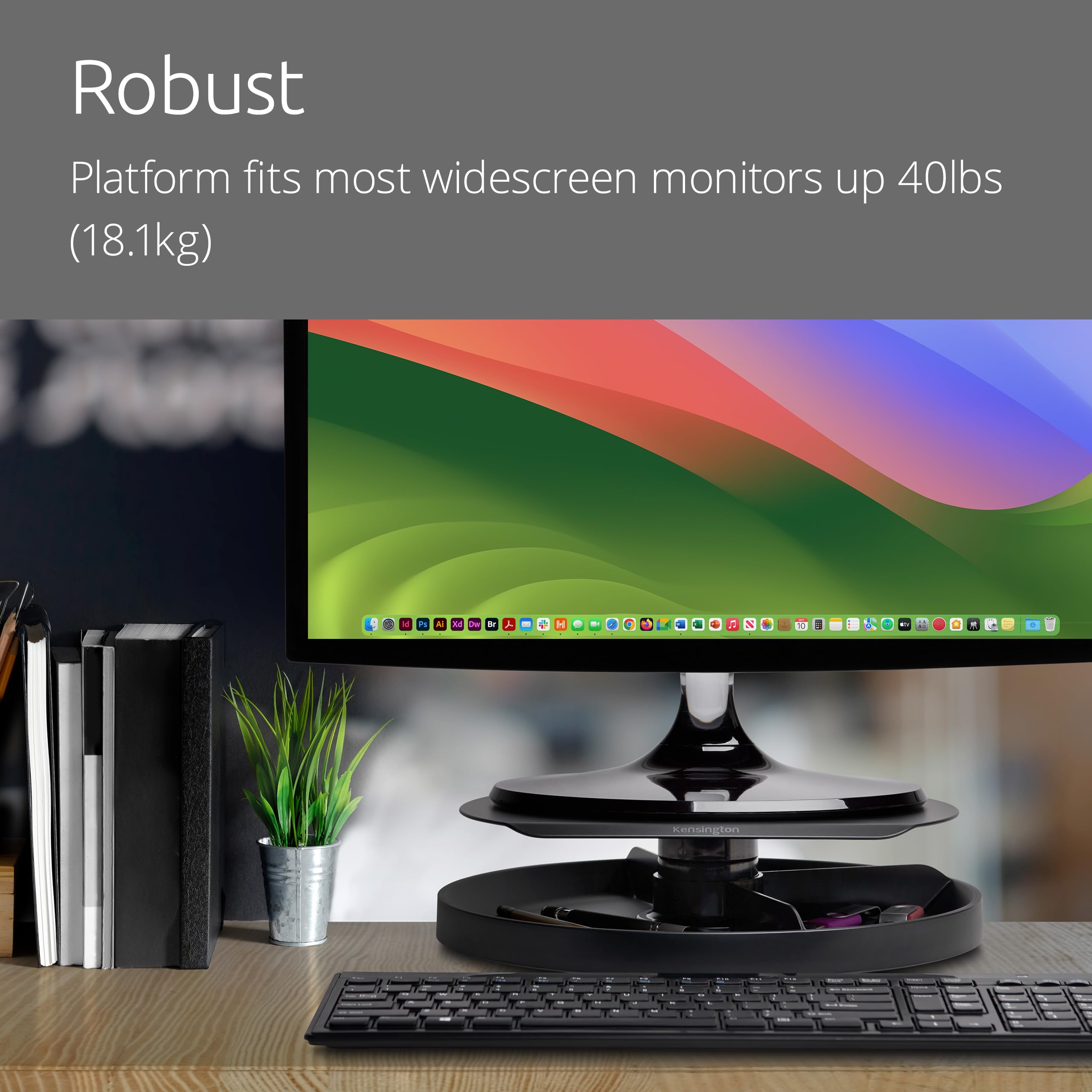 kensington-smart-fit-spin2-monitor-stand-black-k52787ww image 4