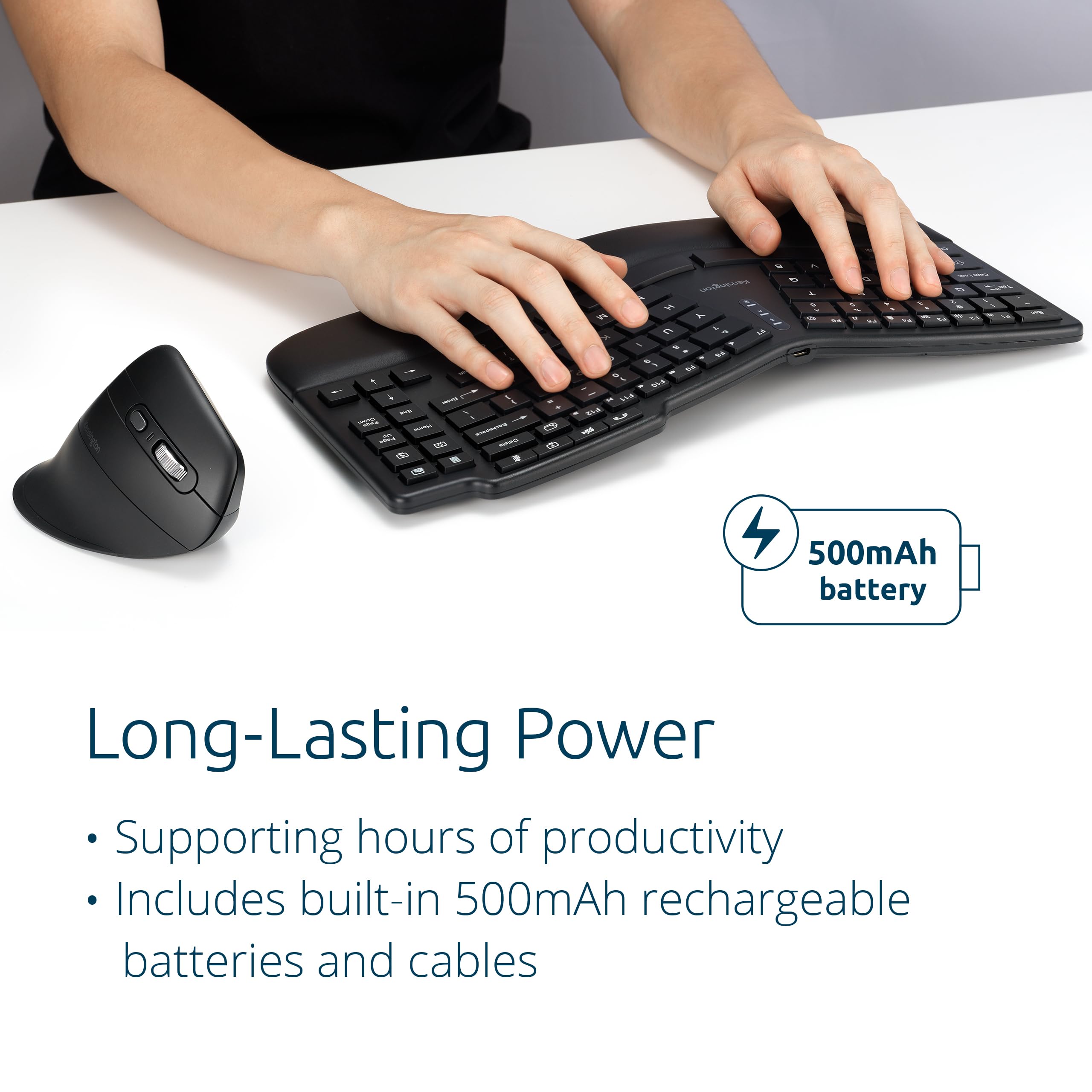 kensington-pro-fit-ergo-km675-eq-wireless-desktop-set-ergonomic-curved-keyboard- image 6