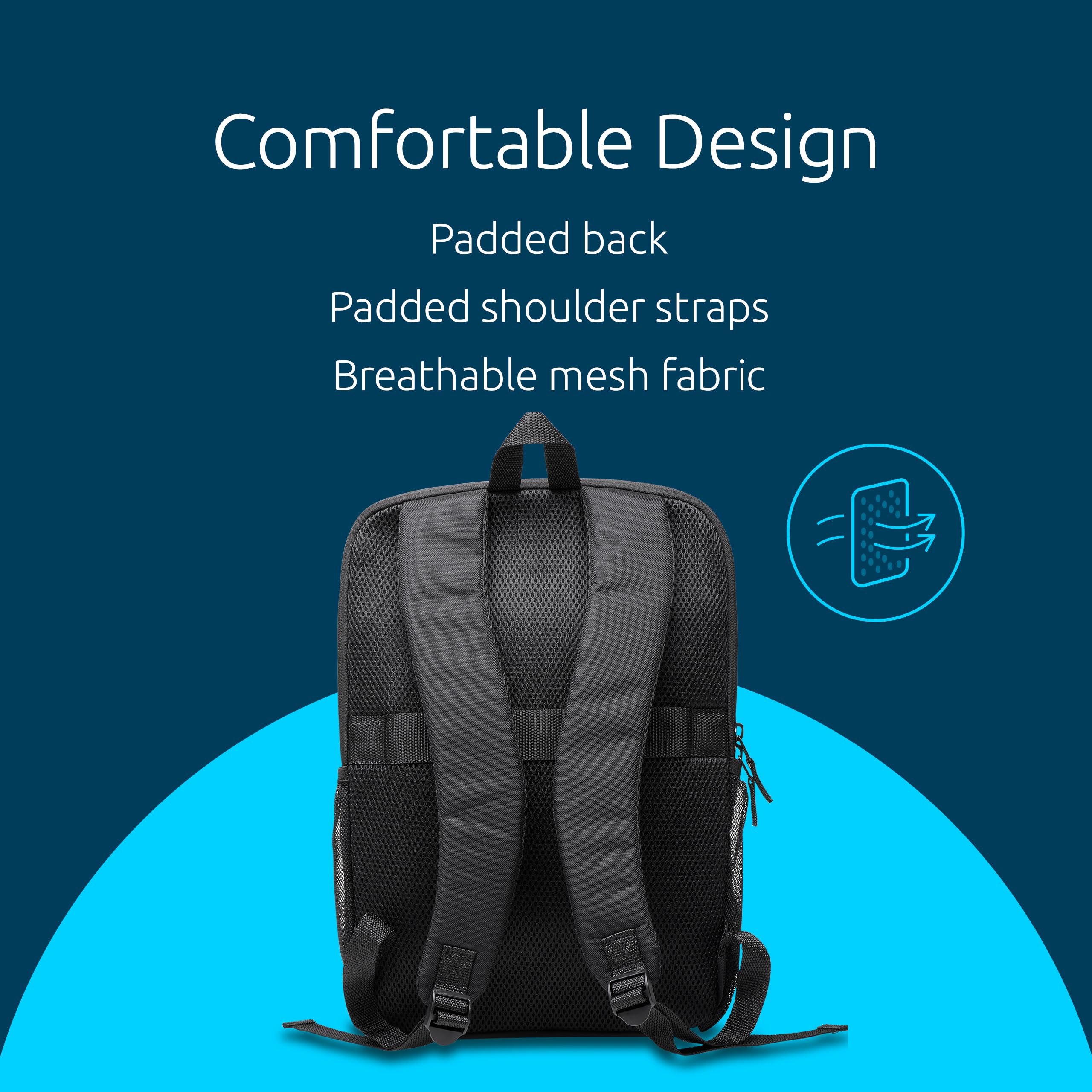 kensington-eq-laptop-backpack-14-lightweight-padded-shoulder-straps-side-pocket- image 4