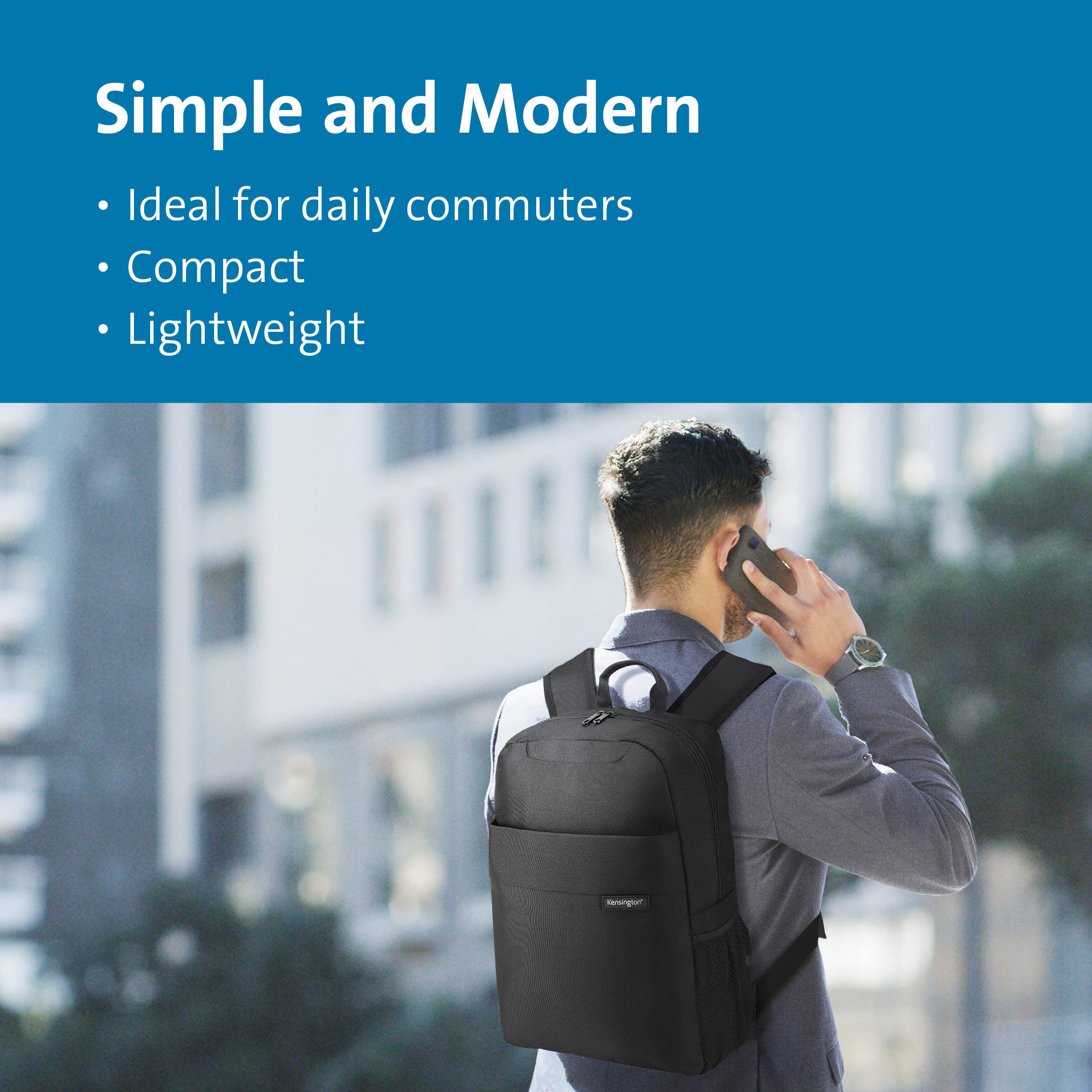 kensington-simply-portable-lite-backpack-for-laptop-up-to-16-inches image 2