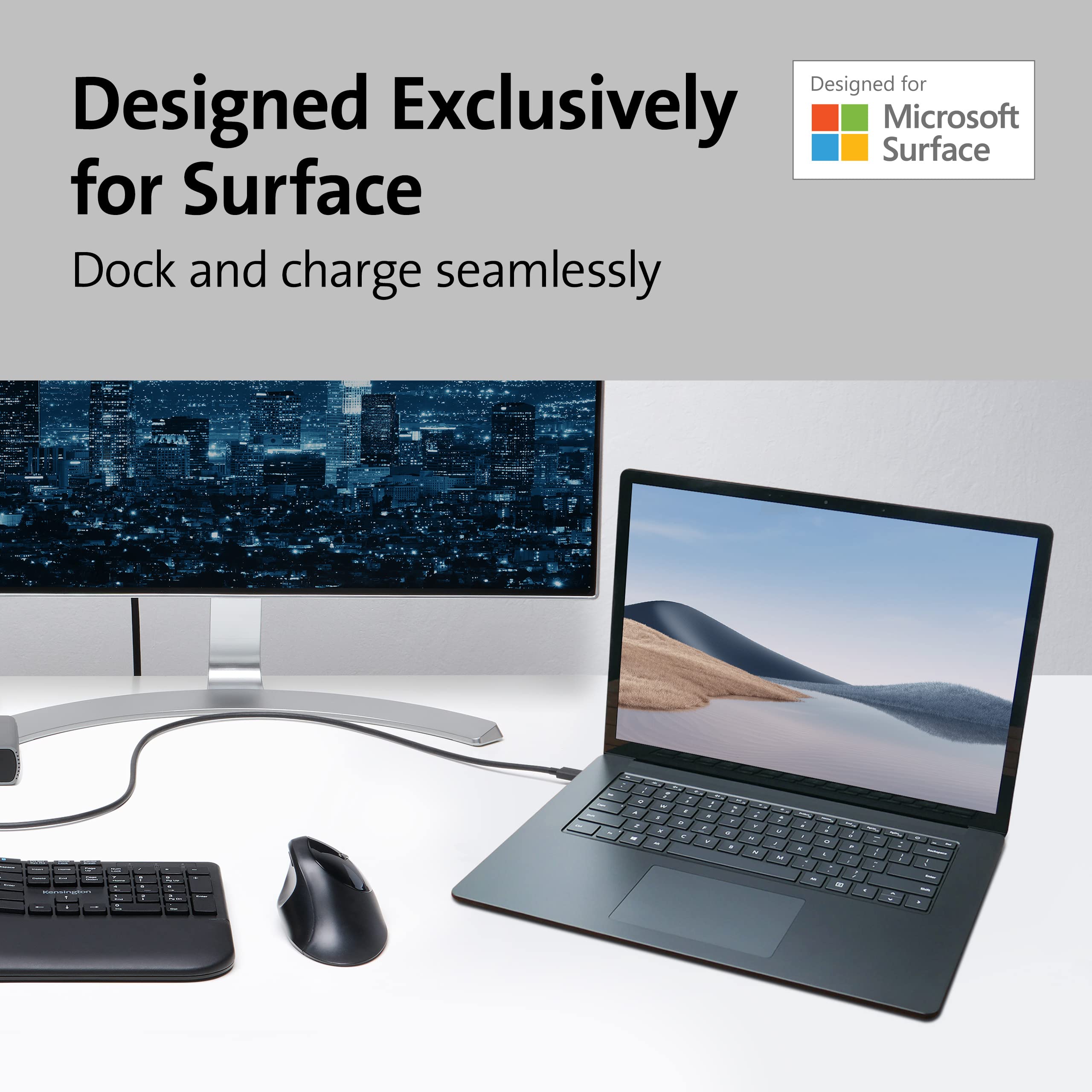 kensington-sd5750t-thunderbolt-4-docking-station-for-microsoft-surface-pro-surfa image 2