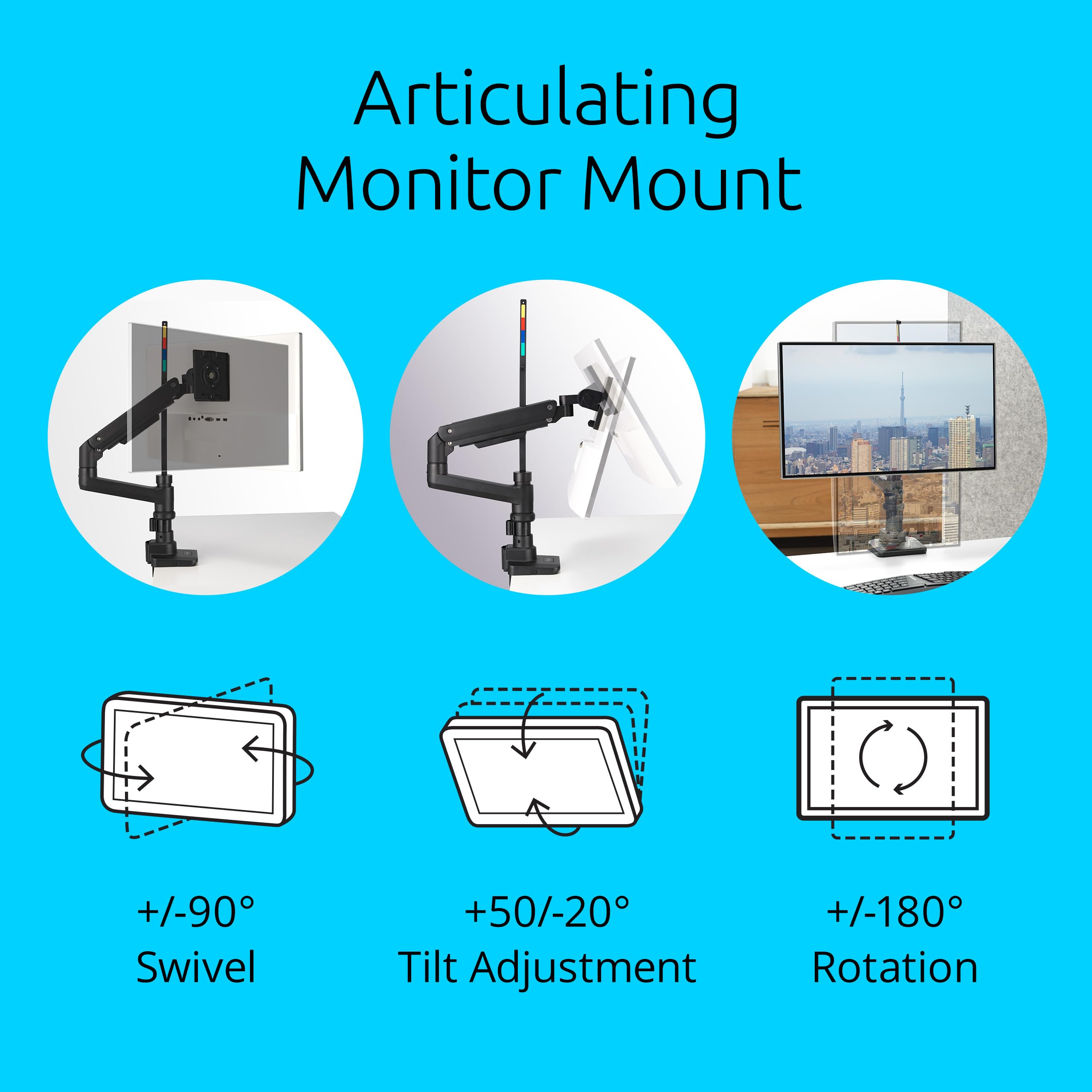 kensington-smartfit-premium-heavy-duty-single-monitor-arm image 4