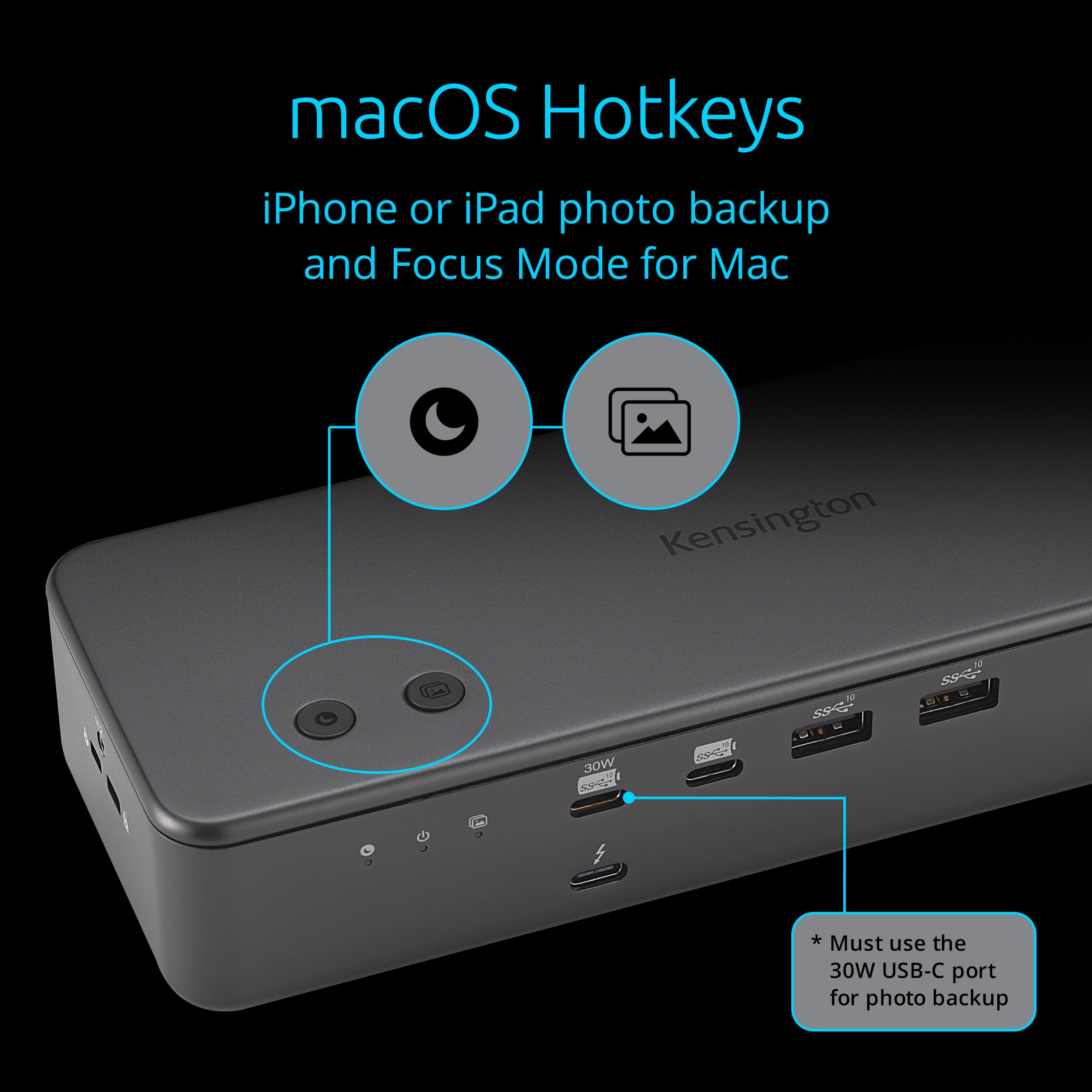 kensington-eq-pro-thunderbolt-5-dock-for-macbook-k33612na-140w-pd-80gbps-m-2-ssd image 3