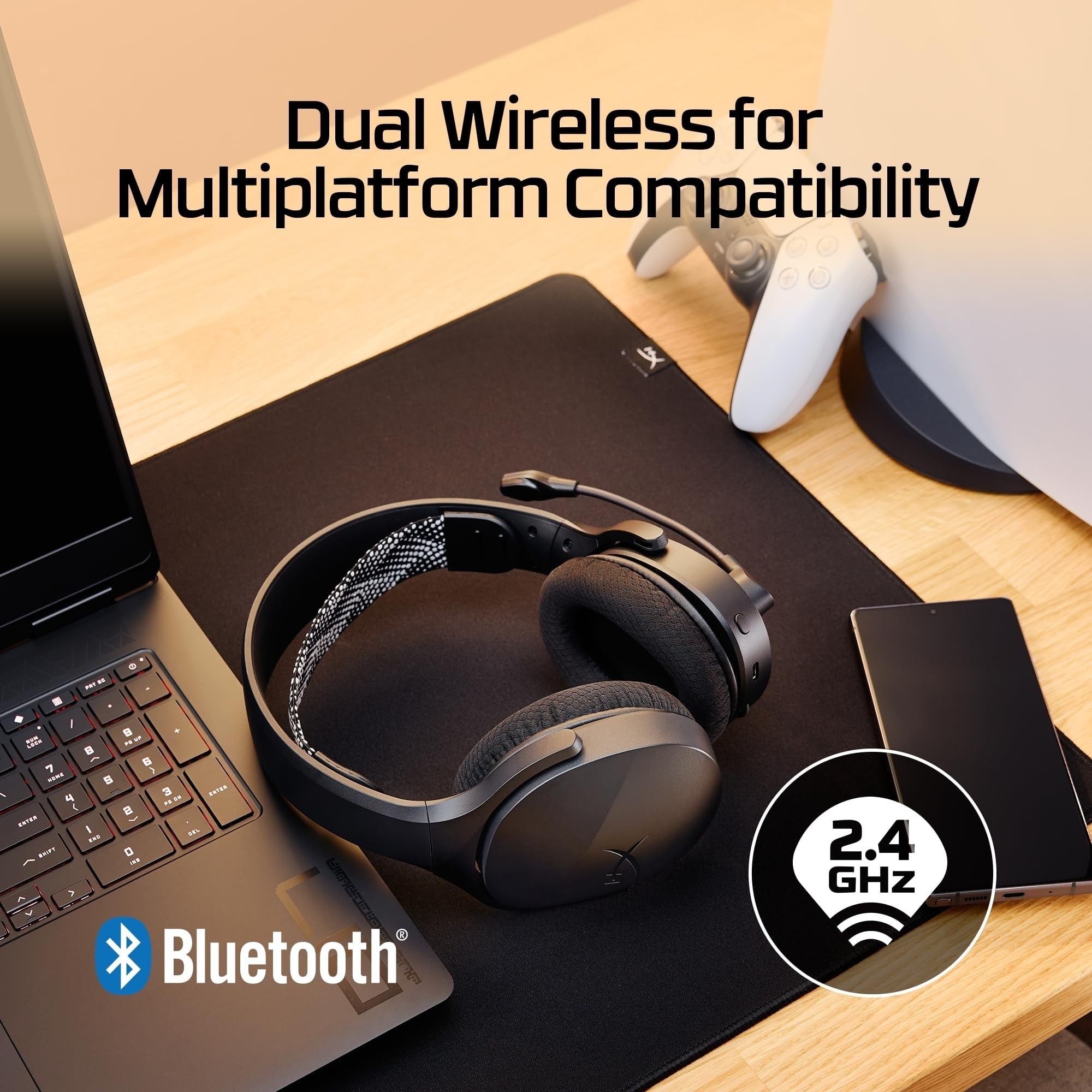 hyperx-cloud-jet-dual-wireless-gaming-headset-2-4ghz-bluetooth-5-3-for-pc-ps5-mo image 3