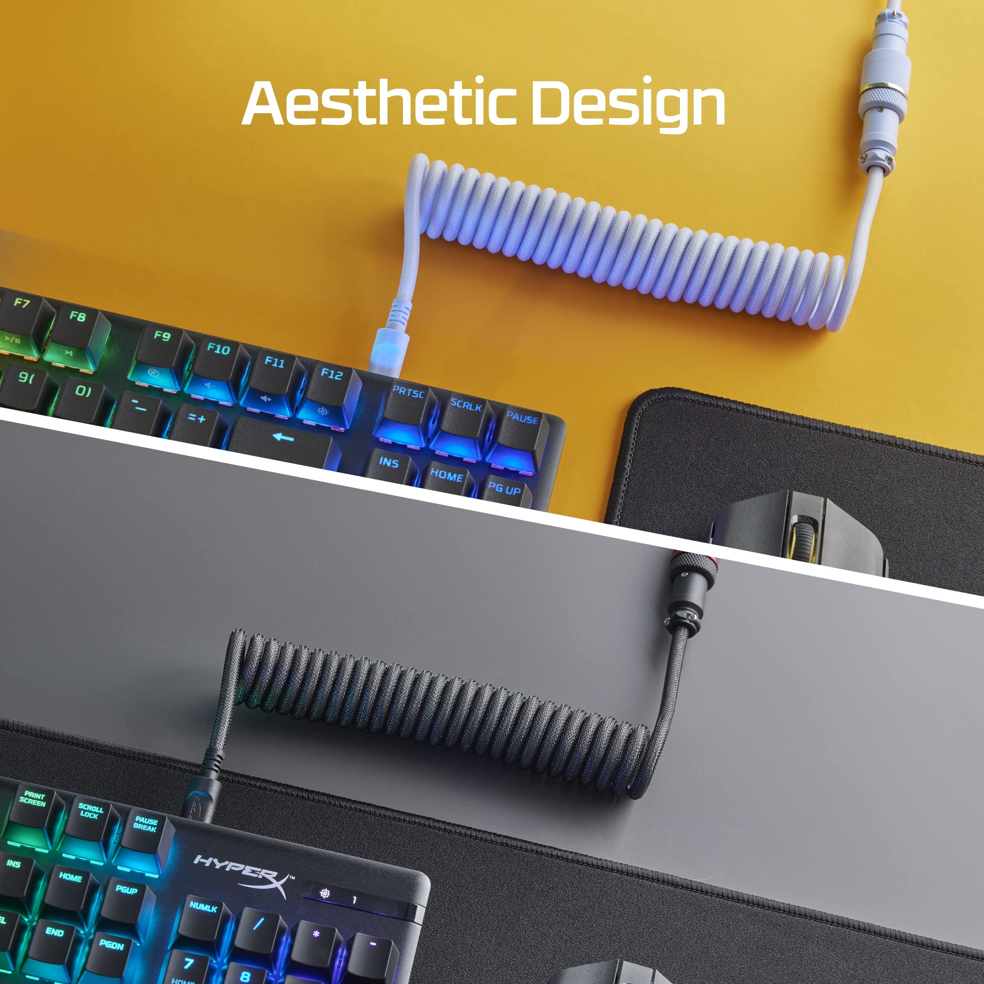 hyperx-coiled-cable-durable-usb-c-to-usb-a-cable-with-5-pin-aviator-connector-re image 2
