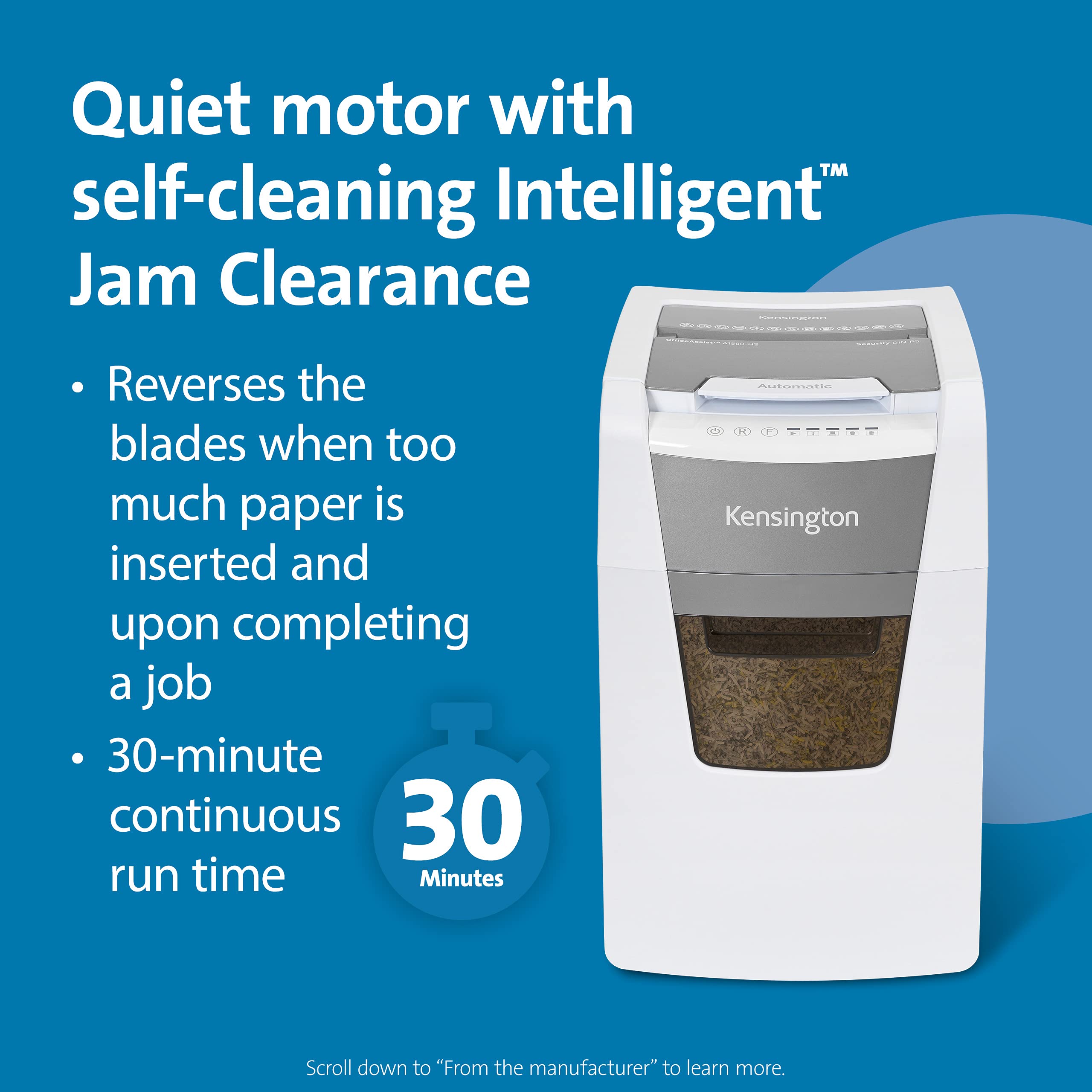 kensington-officeassist-a1500-auto-feed-micro-cut-shredder-k52050am image 4
