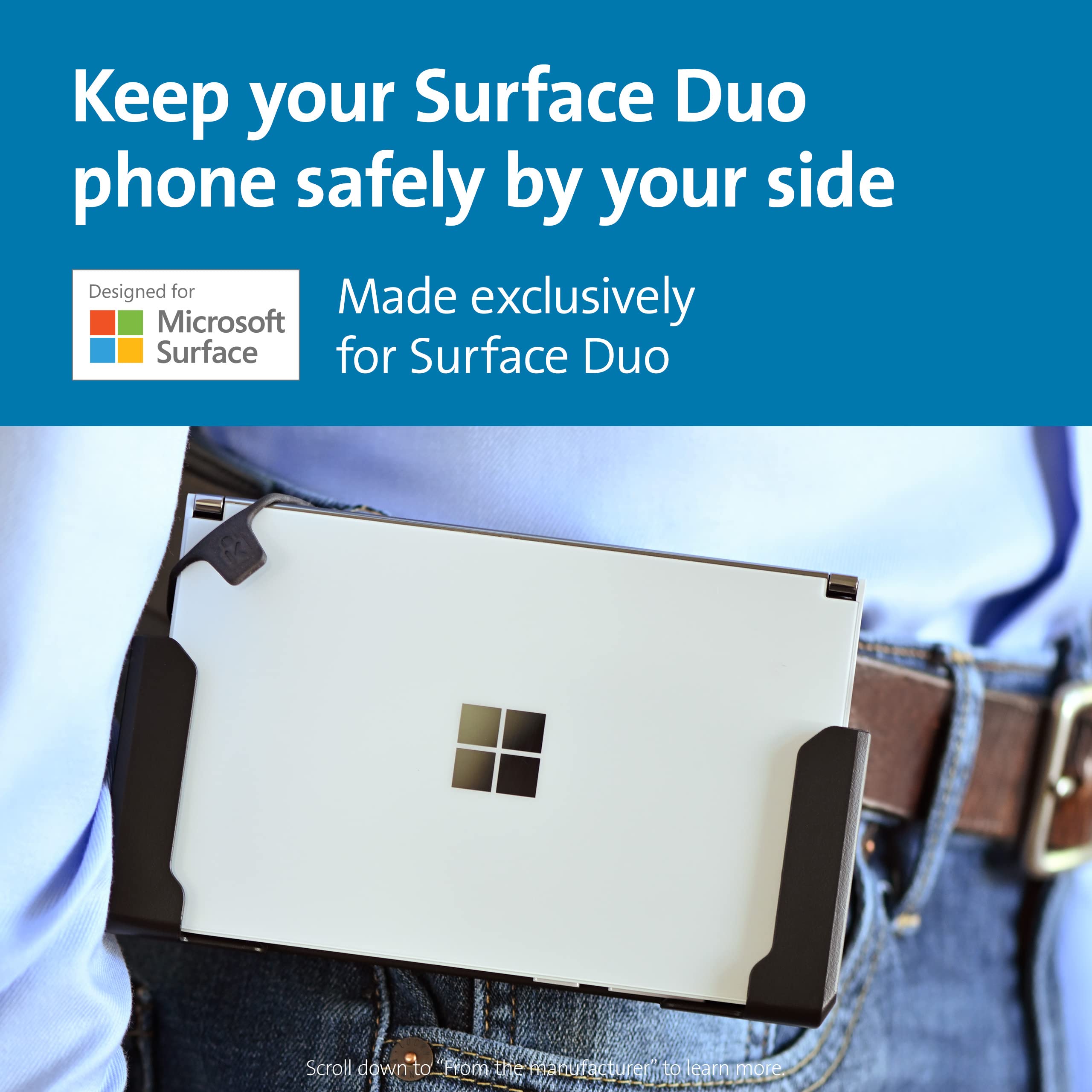 kensington-belt-holster-for-microsoft-surface-duo-k97850ww image 2