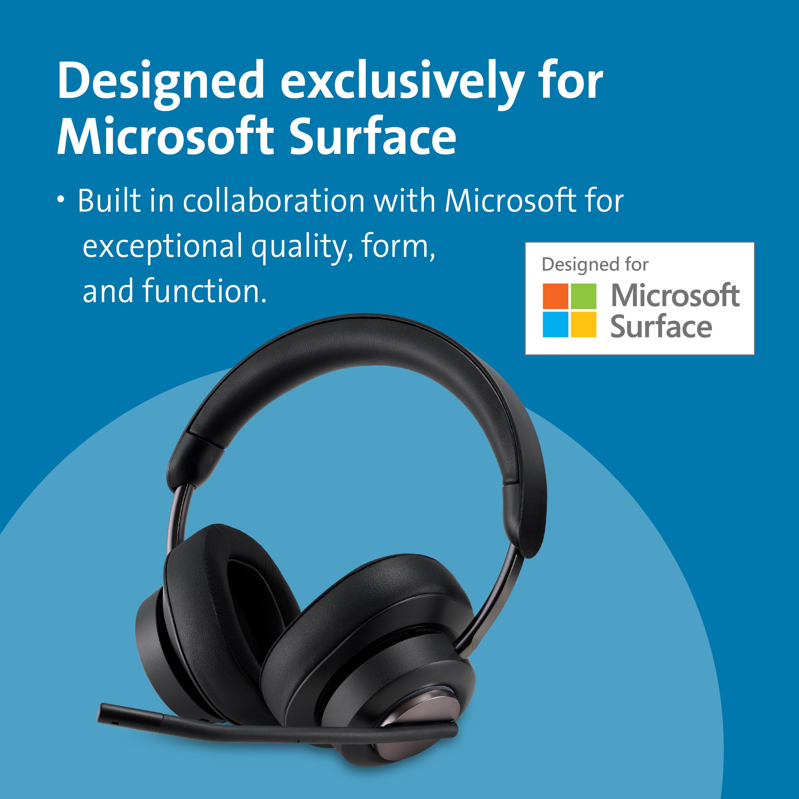 kensington-h3005-bluetooth-over-ear-headset-designed-for-microsoft-surface-k8345 image 2