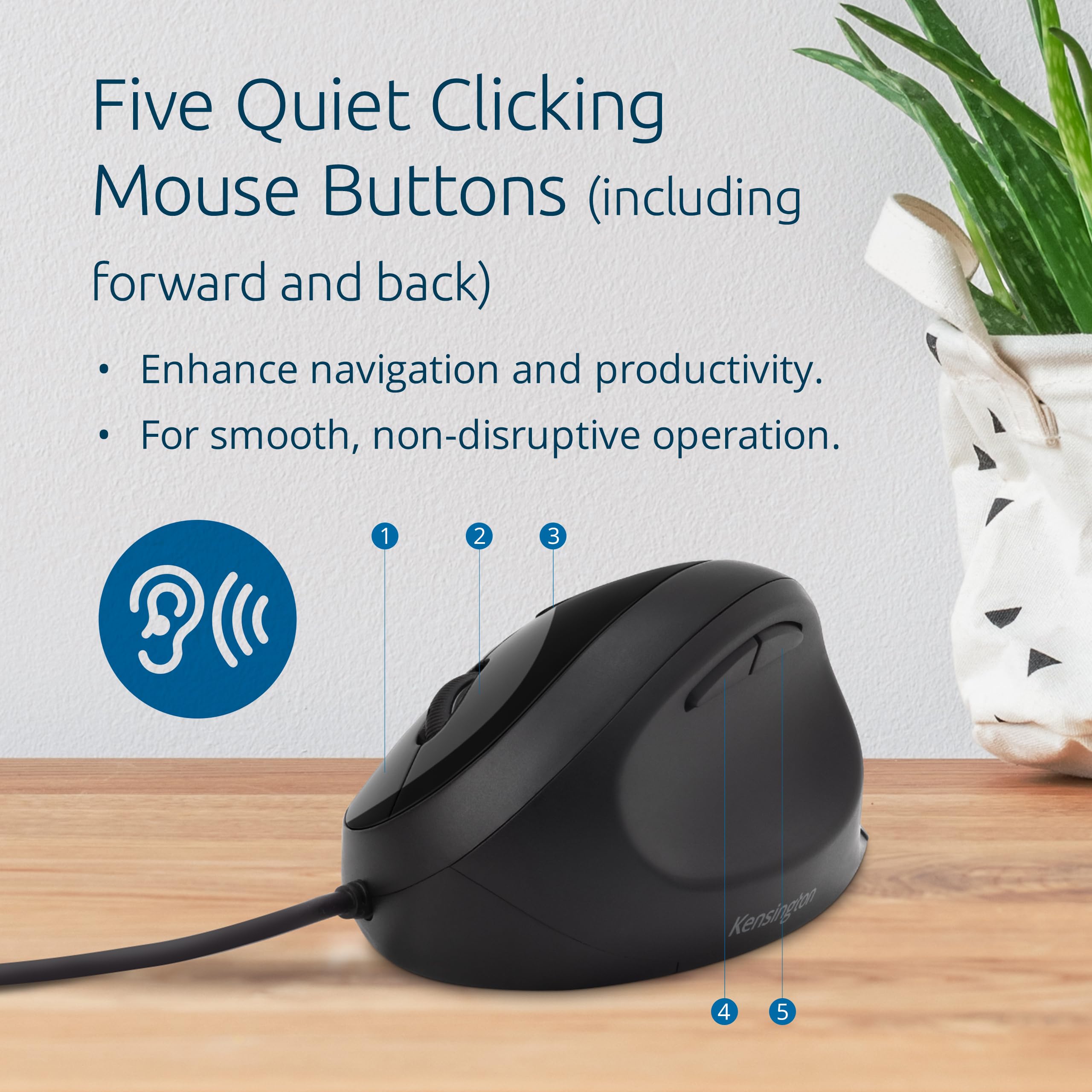 kensington-pro-fit-ergonomic-wired-mouse-black-k75403ww image 2