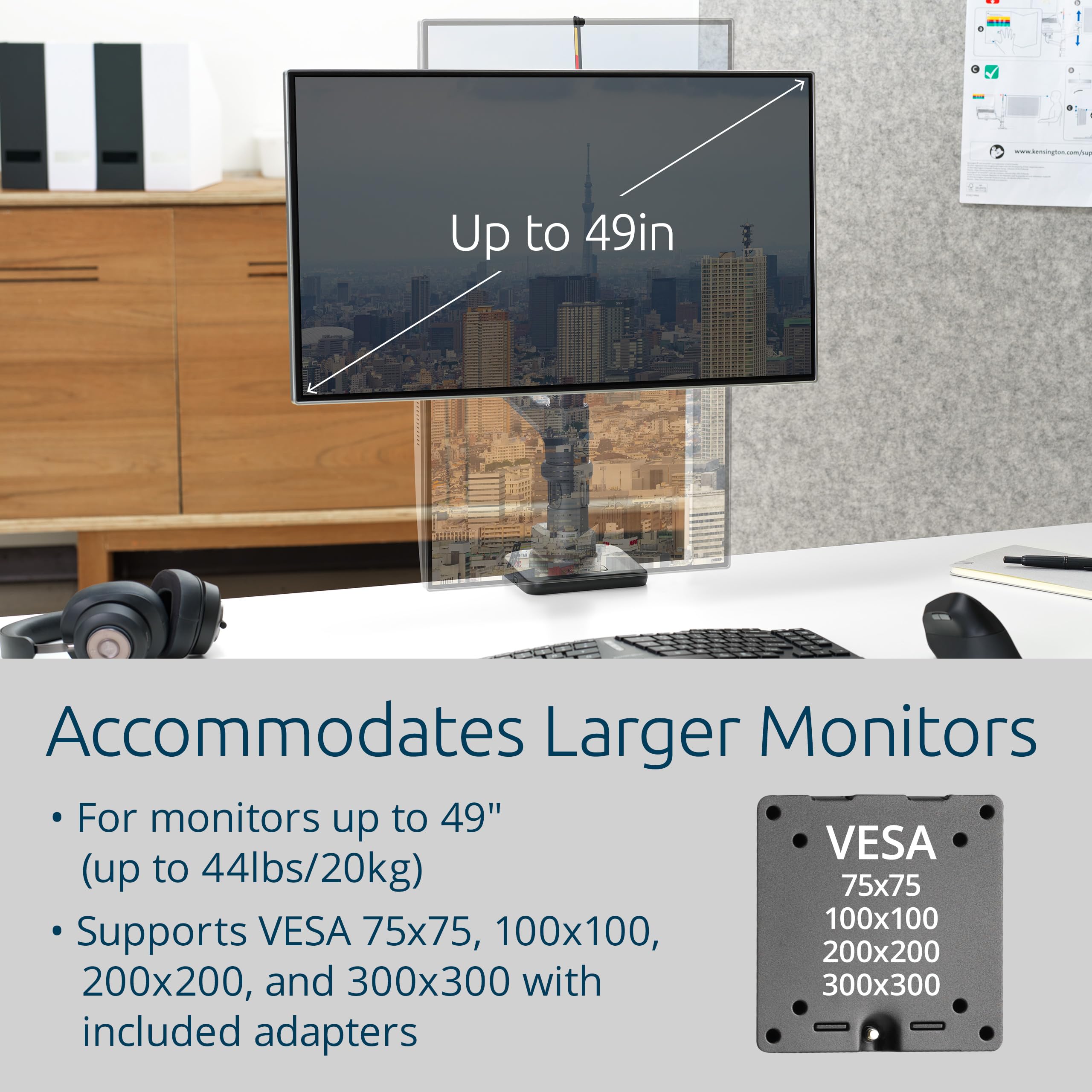 kensington-smartfit-premium-heavy-duty-single-monitor-arm image 2