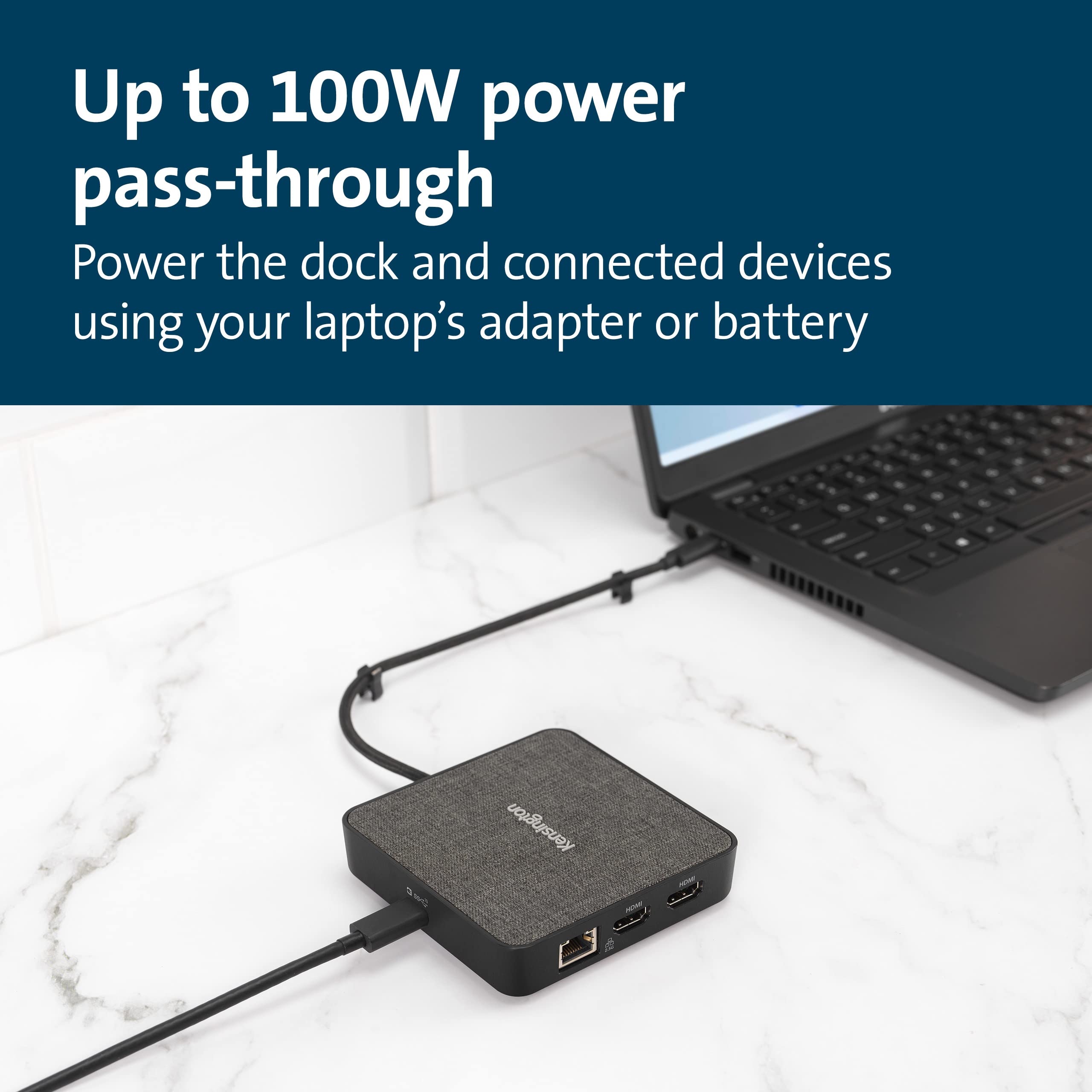 kensington-md120u4-usb4-hub-dual-4k-120hz-single-8k-60hz-100w-power-pass-through image 6
